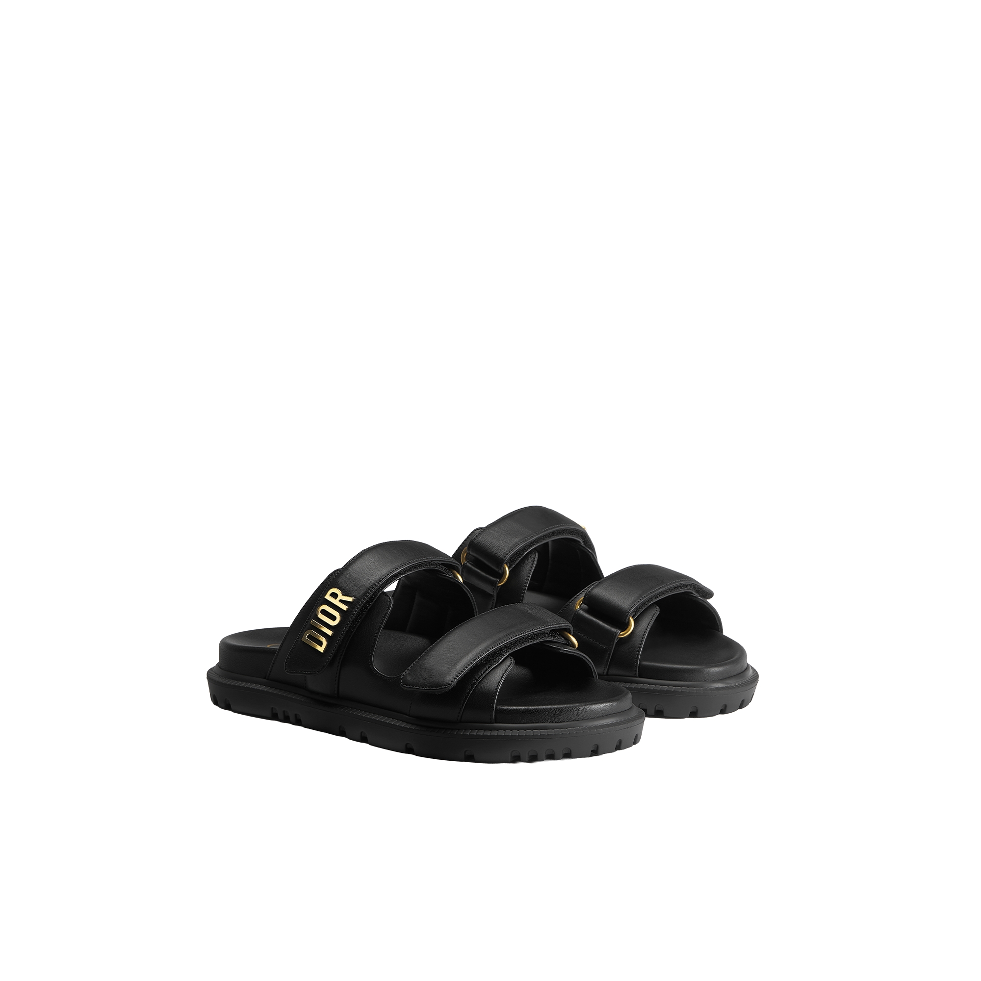 Dioract Slide Black Lambskin E03