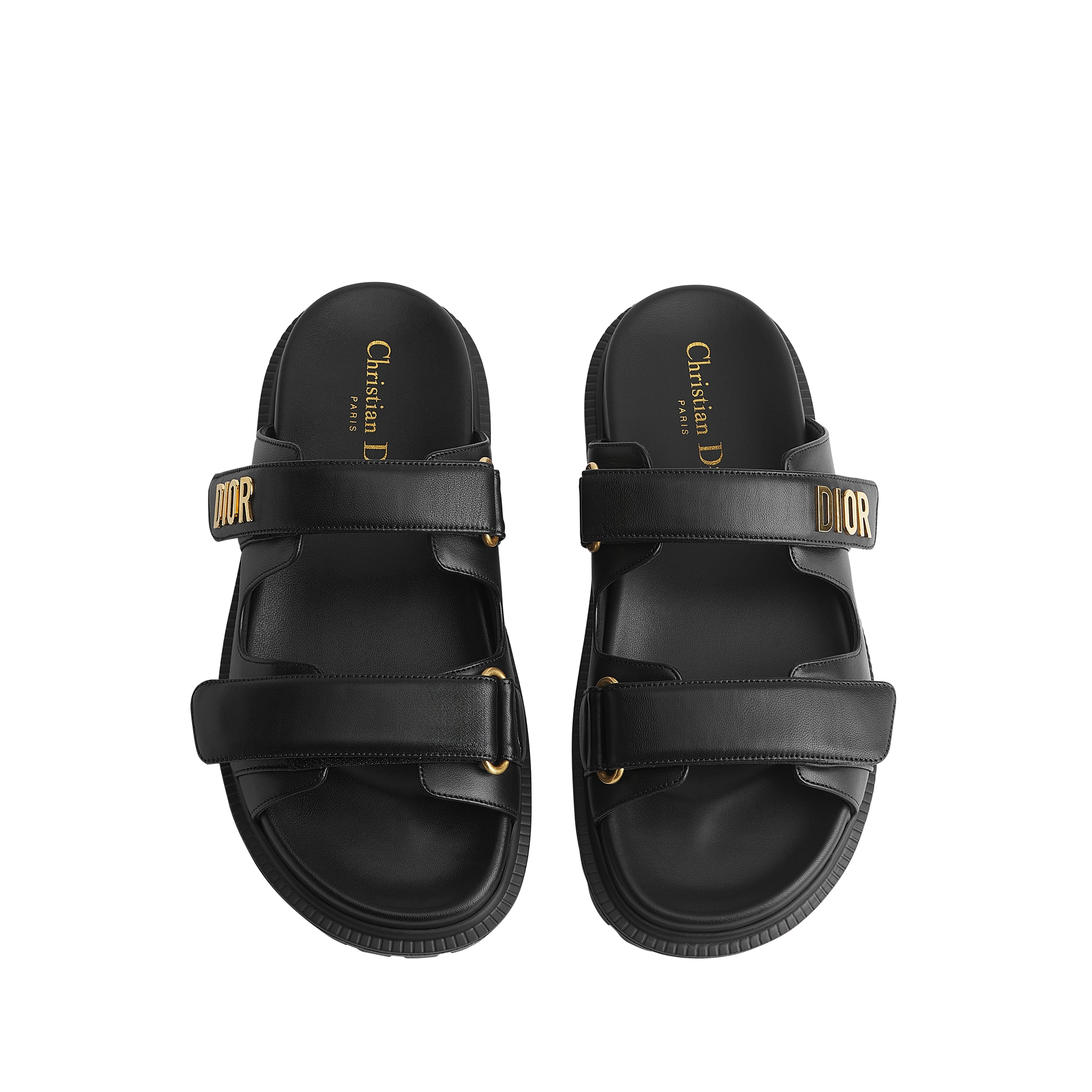 Dioract Slide Black Lambskin E06