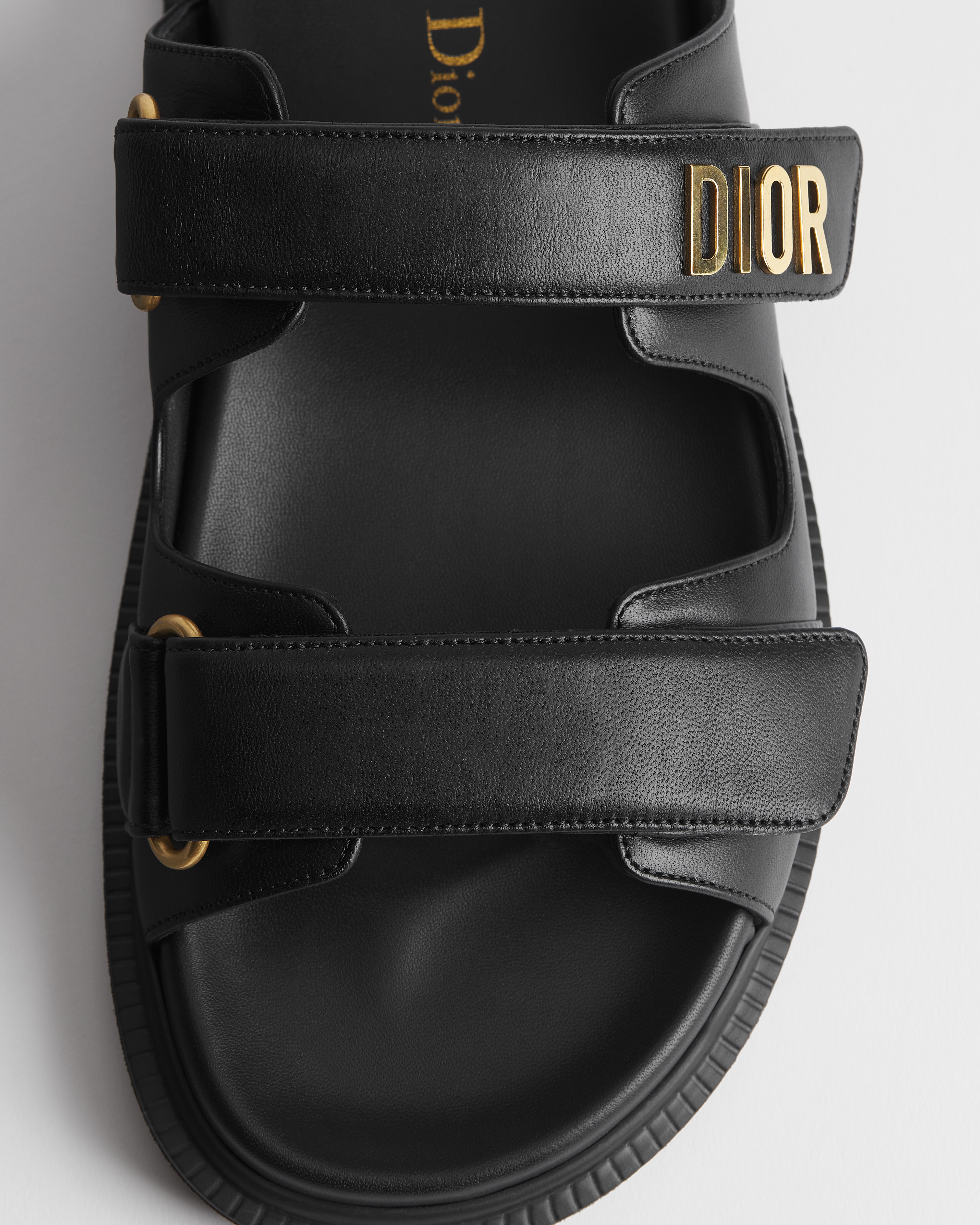 Dioract Slide Black Lambskin E10