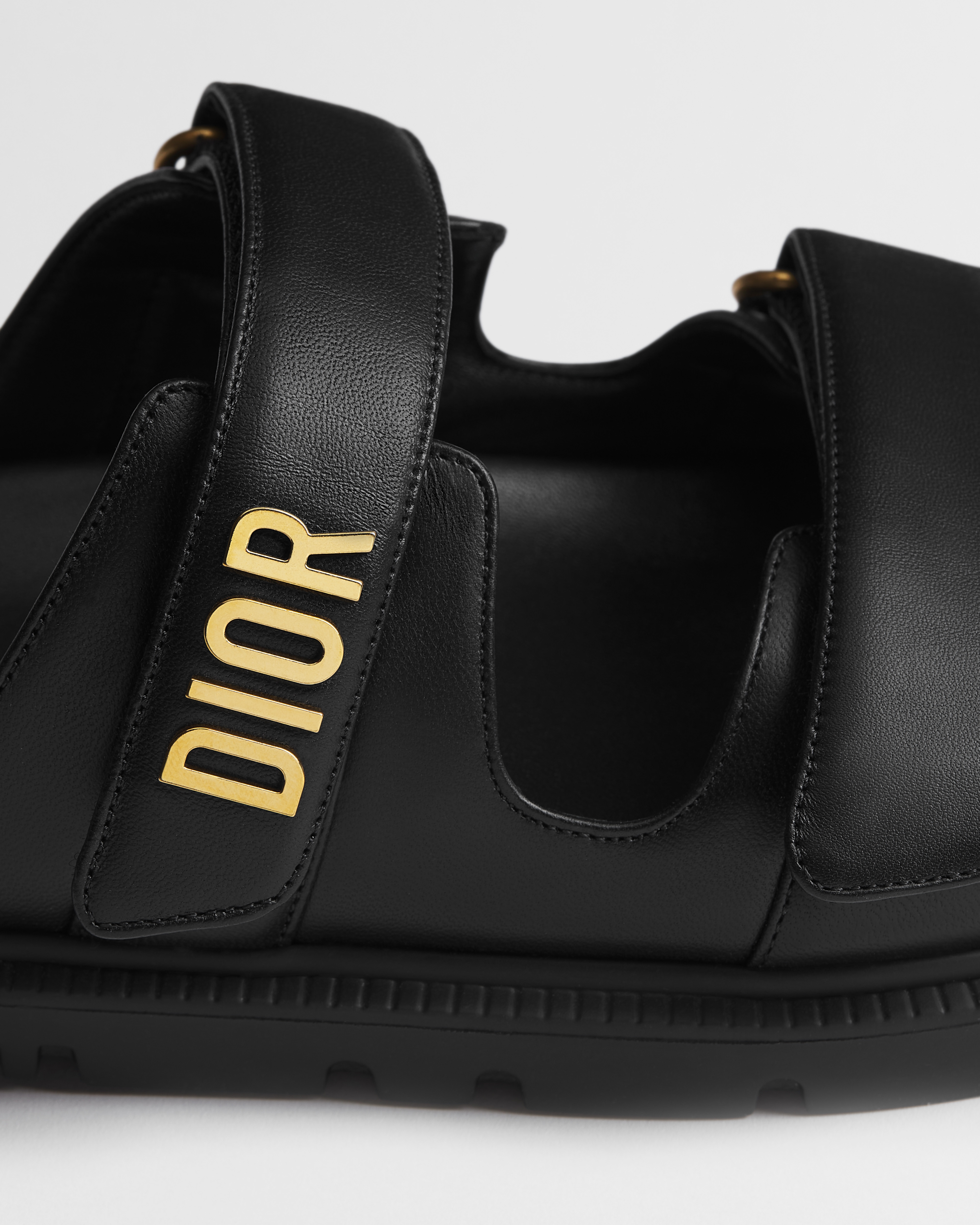 Dioract Slide Black Lambskin E11