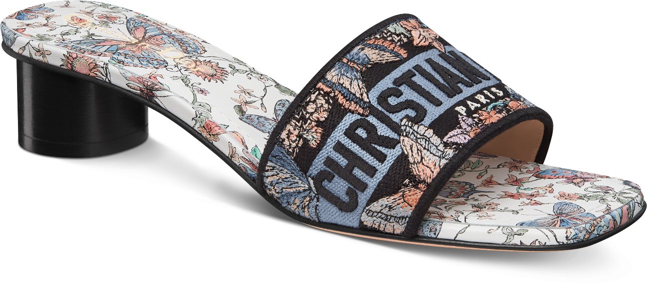 トワル ドゥ ジュイ柄】DIOR DWAY スライド フラットサンダル レディース