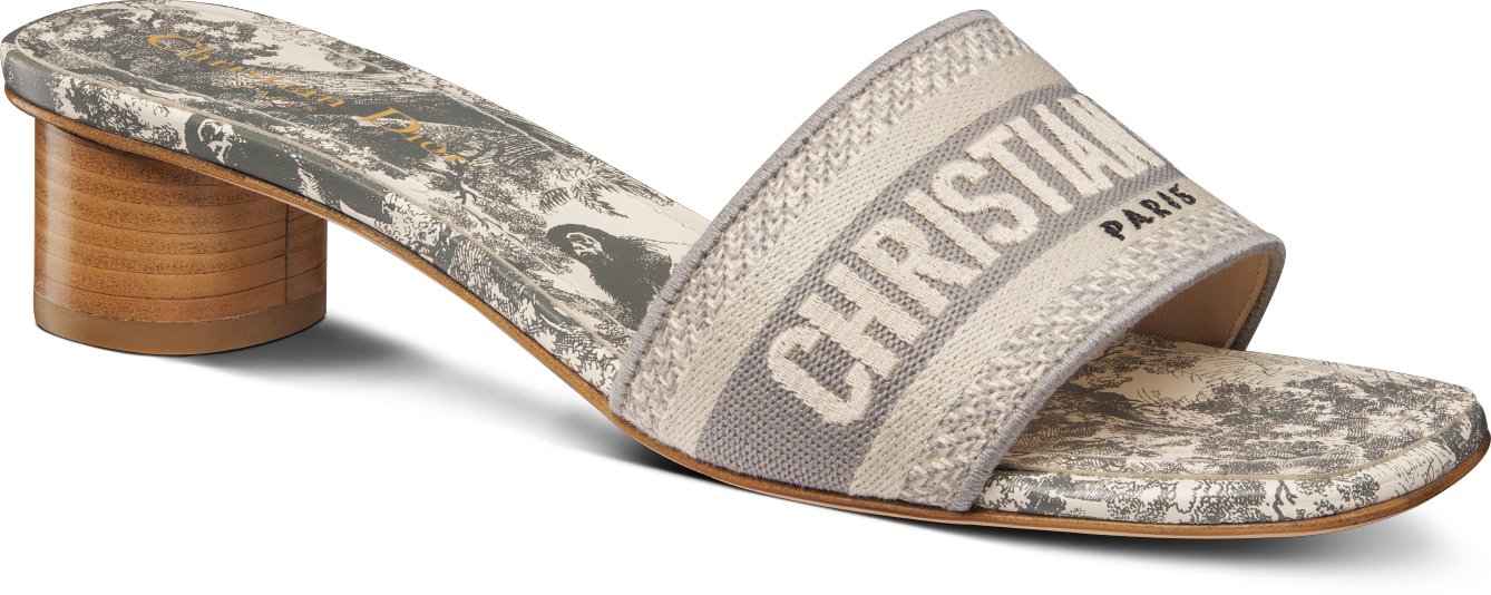 Dway Heeled Slide Three quarter closed view Three quarter closed view