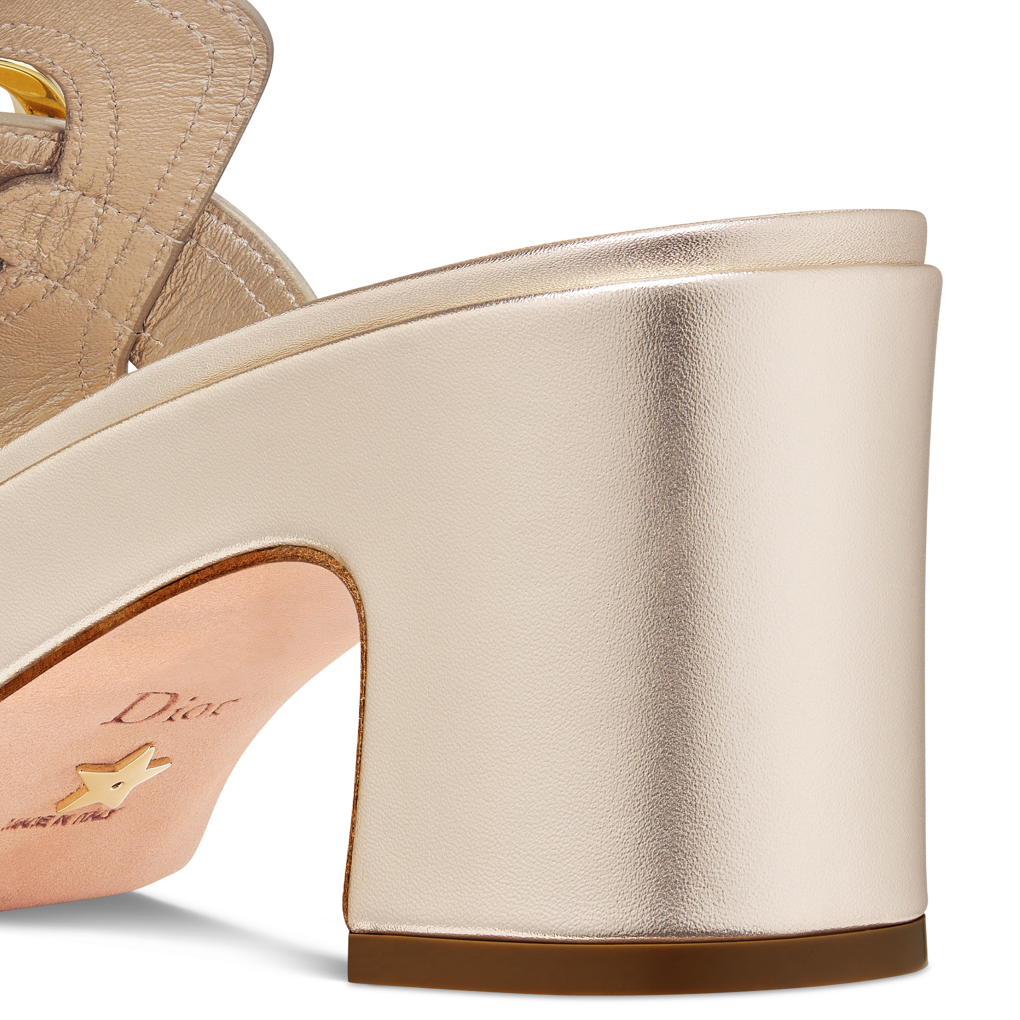 Dior Or 30 Montaigne Platform Slide