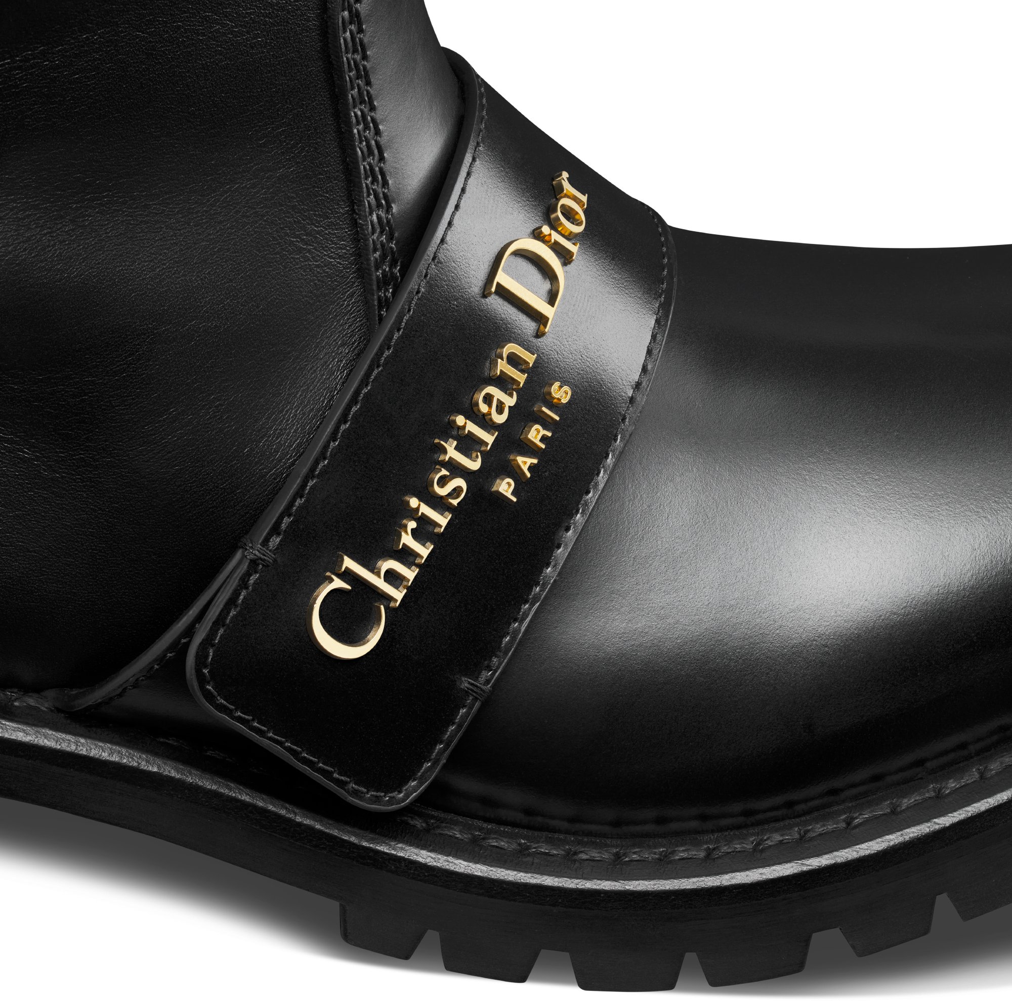 D Quest Thigh Boot Black Supple Calfskin DIOR