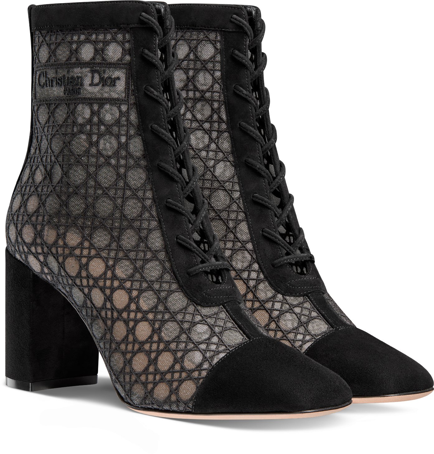 Naughtily-D Heeled Ankle Boot Three quarter closed view Three quarter closed view
