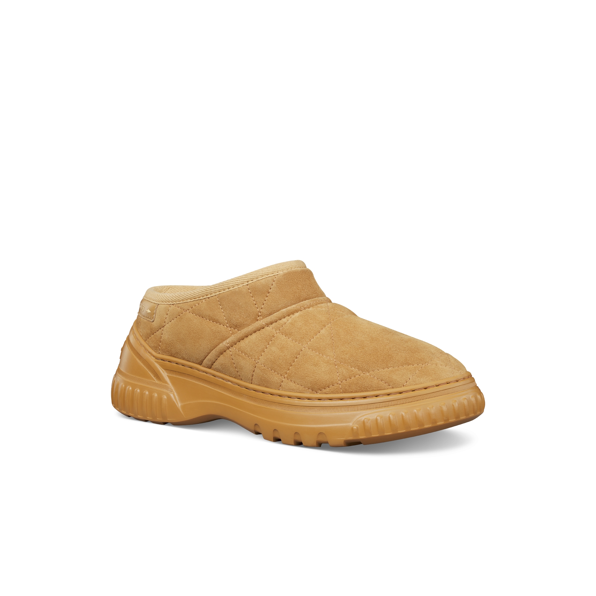 Dior Frost Low Ankle Boot Camel Cannage Suede and Ecru Lambskin