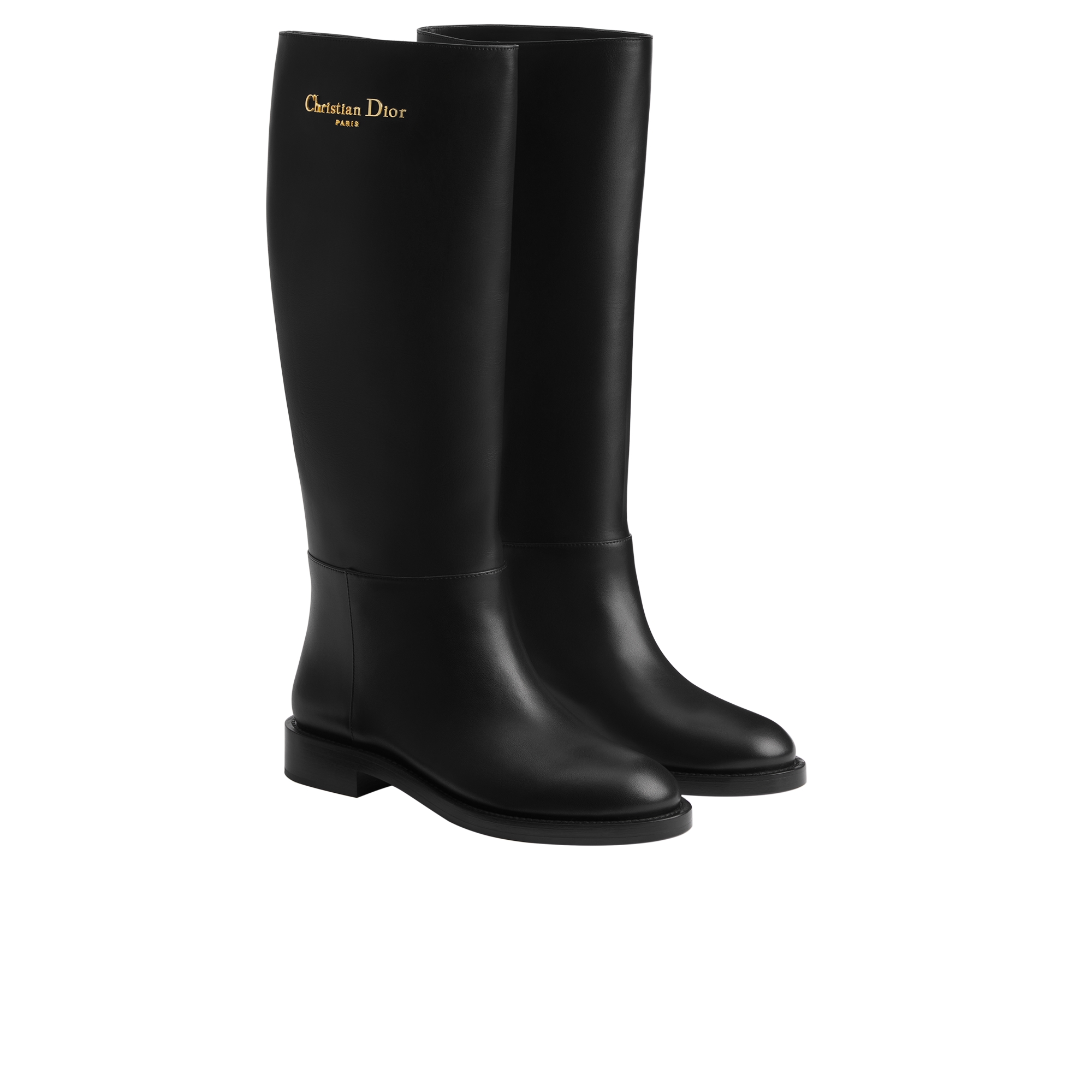 D-Town Boot Black Supple Calfskin E03