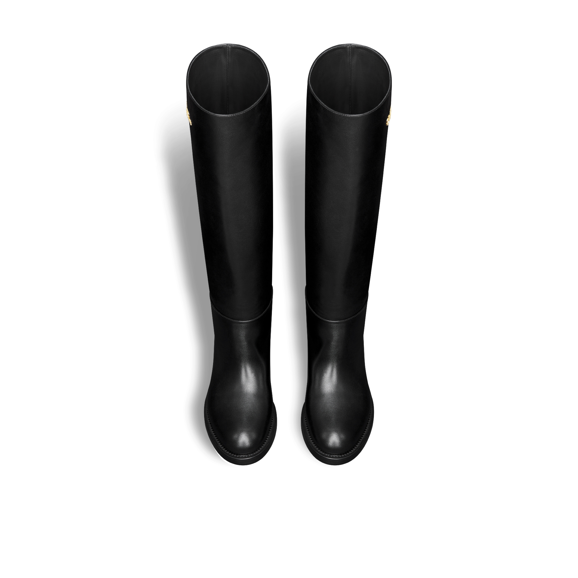 Bota D-Town Couro de vitelo maleável preto E06