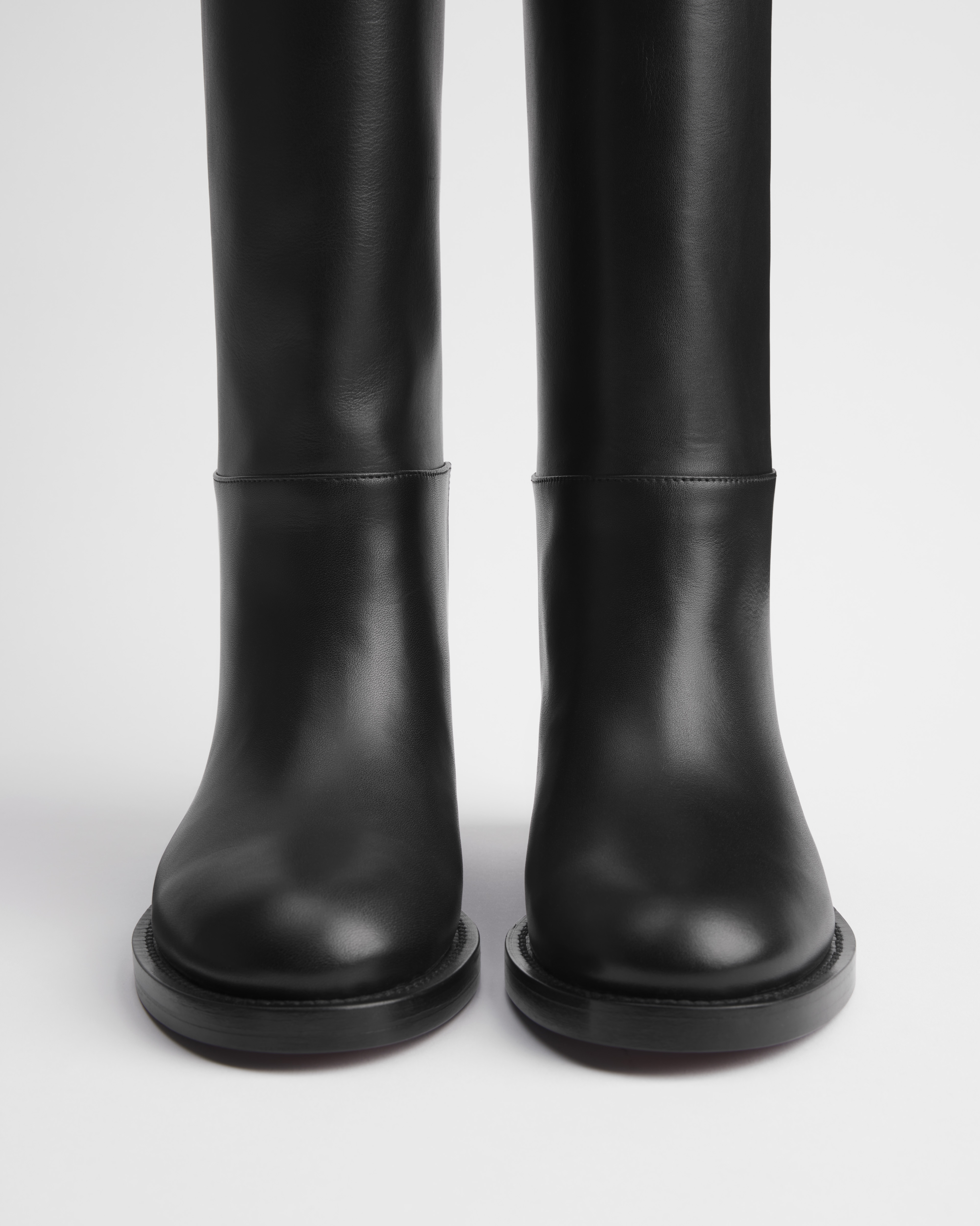 D-Town Boot Black Supple Calfskin E09