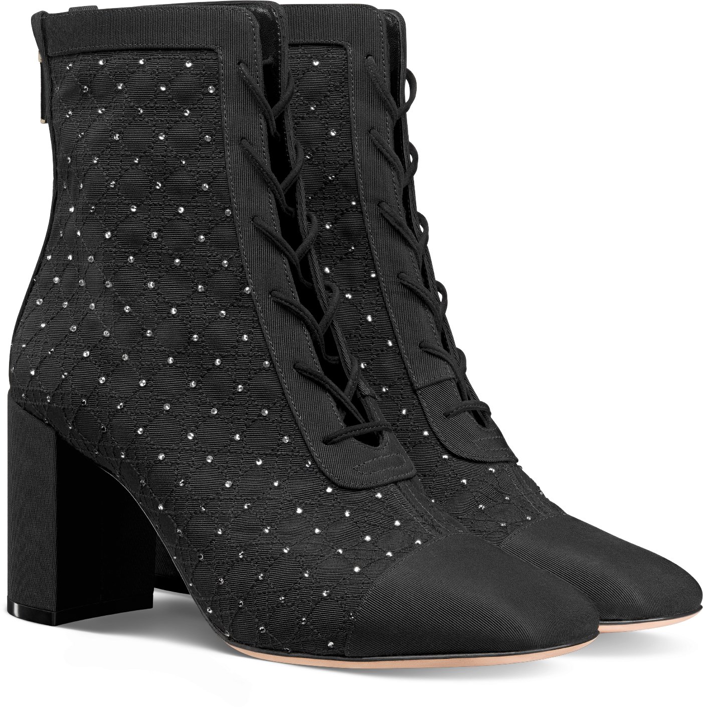 Naughtily-D Heeled Ankle Boot Three quarter closed view