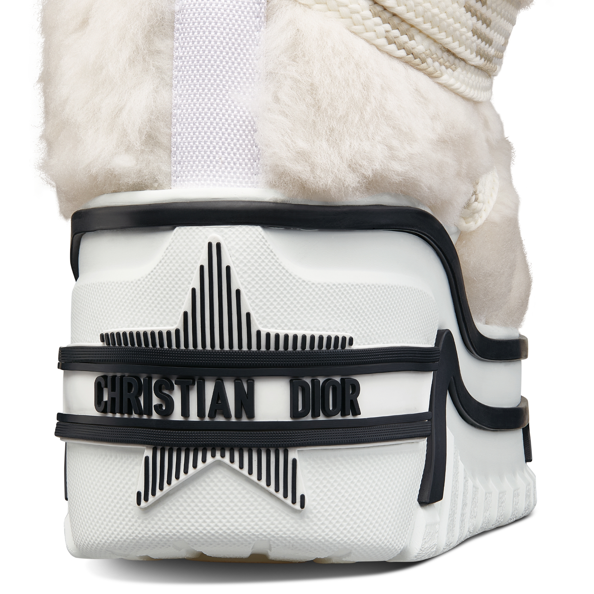 DiorAlps Après-Ski Boot White Lambskin Shearling and Suede Goatskin E09