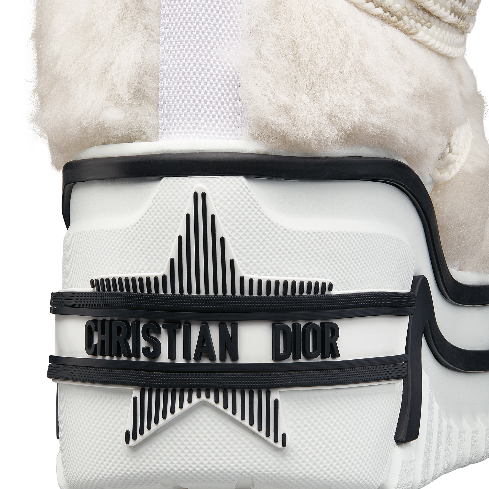 DiorAlps Après-Ski Boot White Lambskin Shearling and Suede Goatskin E09