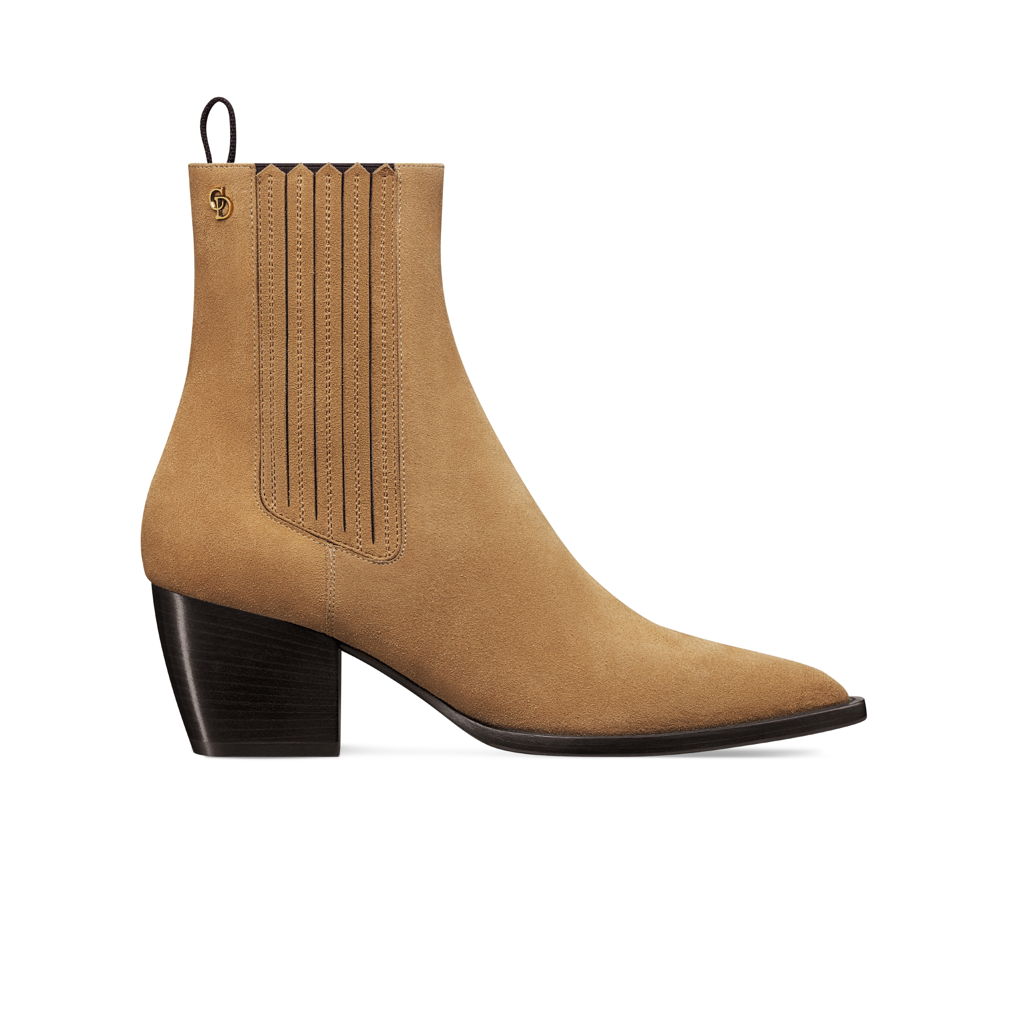 DIOR 25S ANKLE BOOTS IN BLUE FEATHER