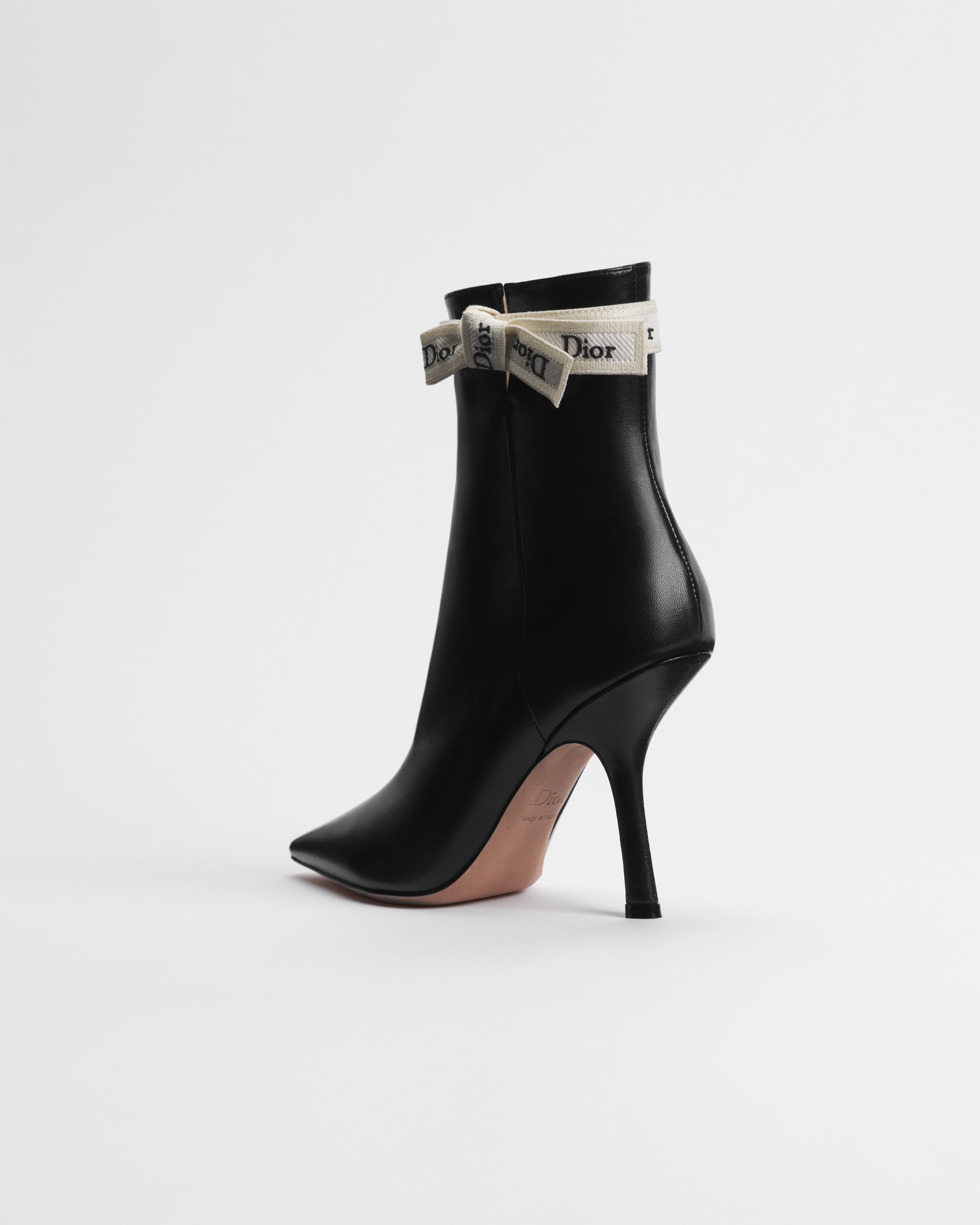 J'Adior Heeled Ankle Boot Black Lambskin E05