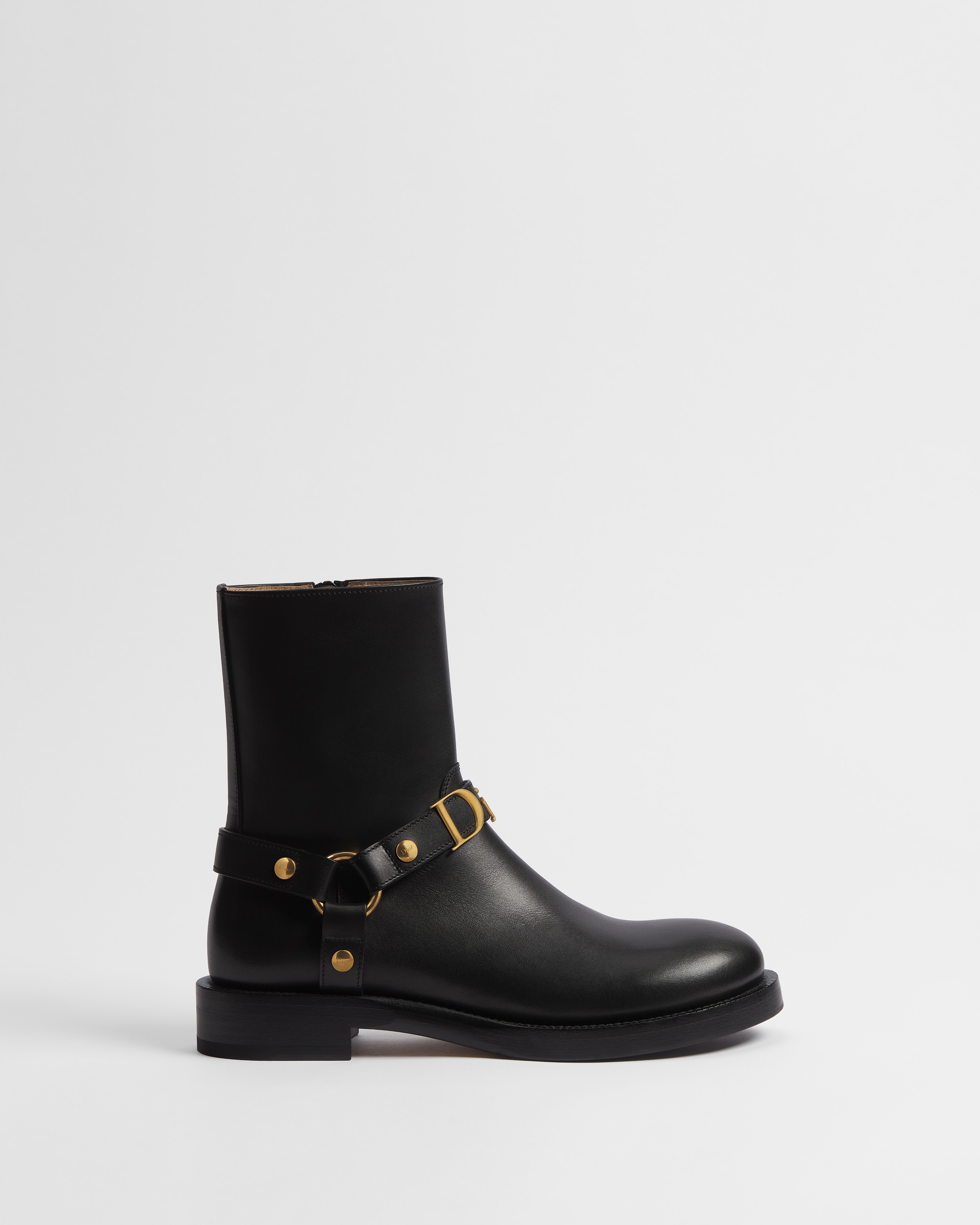 Dior Bolt Ankle Boot Black Calfskin E02