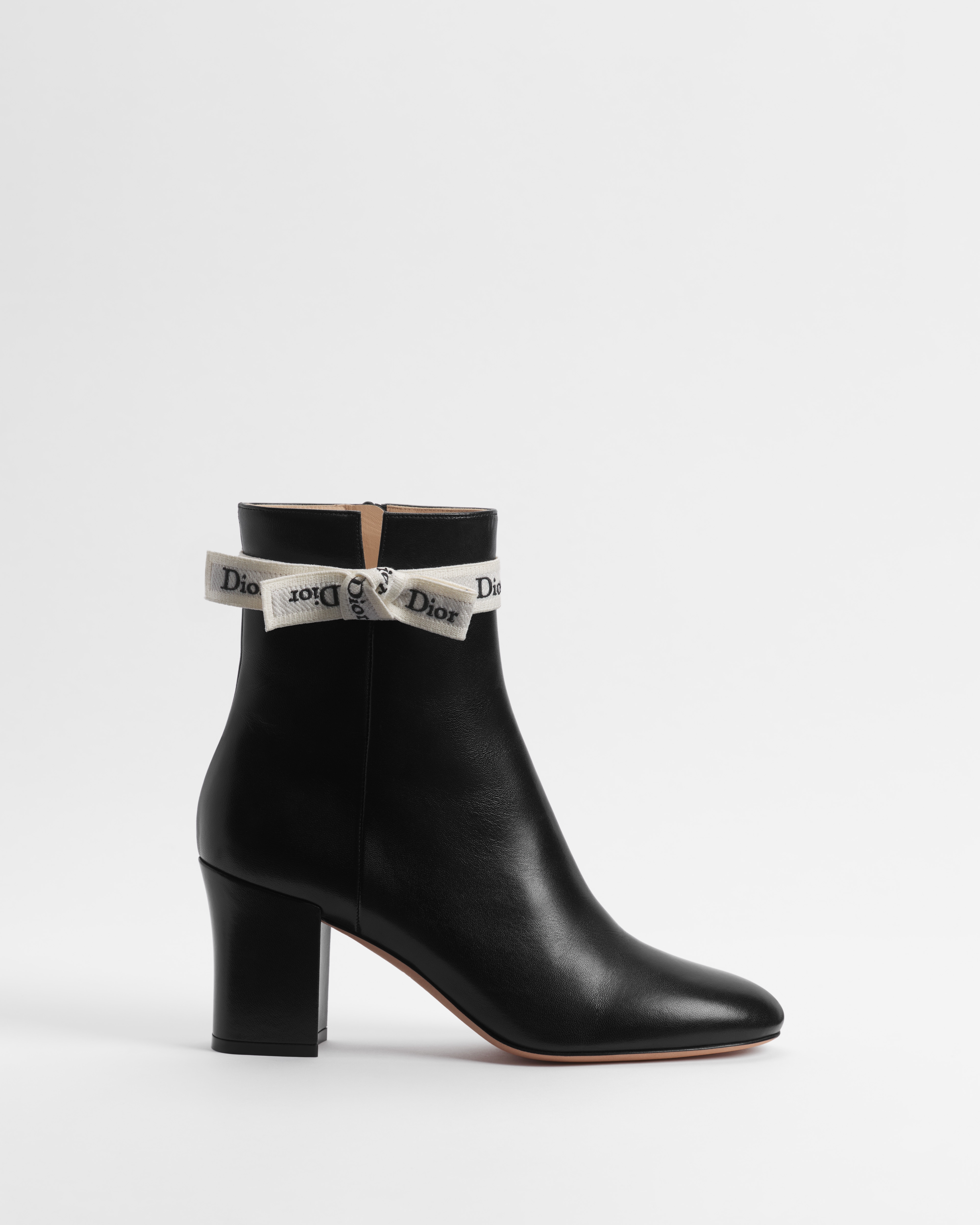 J'Adior Heeled Ankle Boot Black Lambskin E02