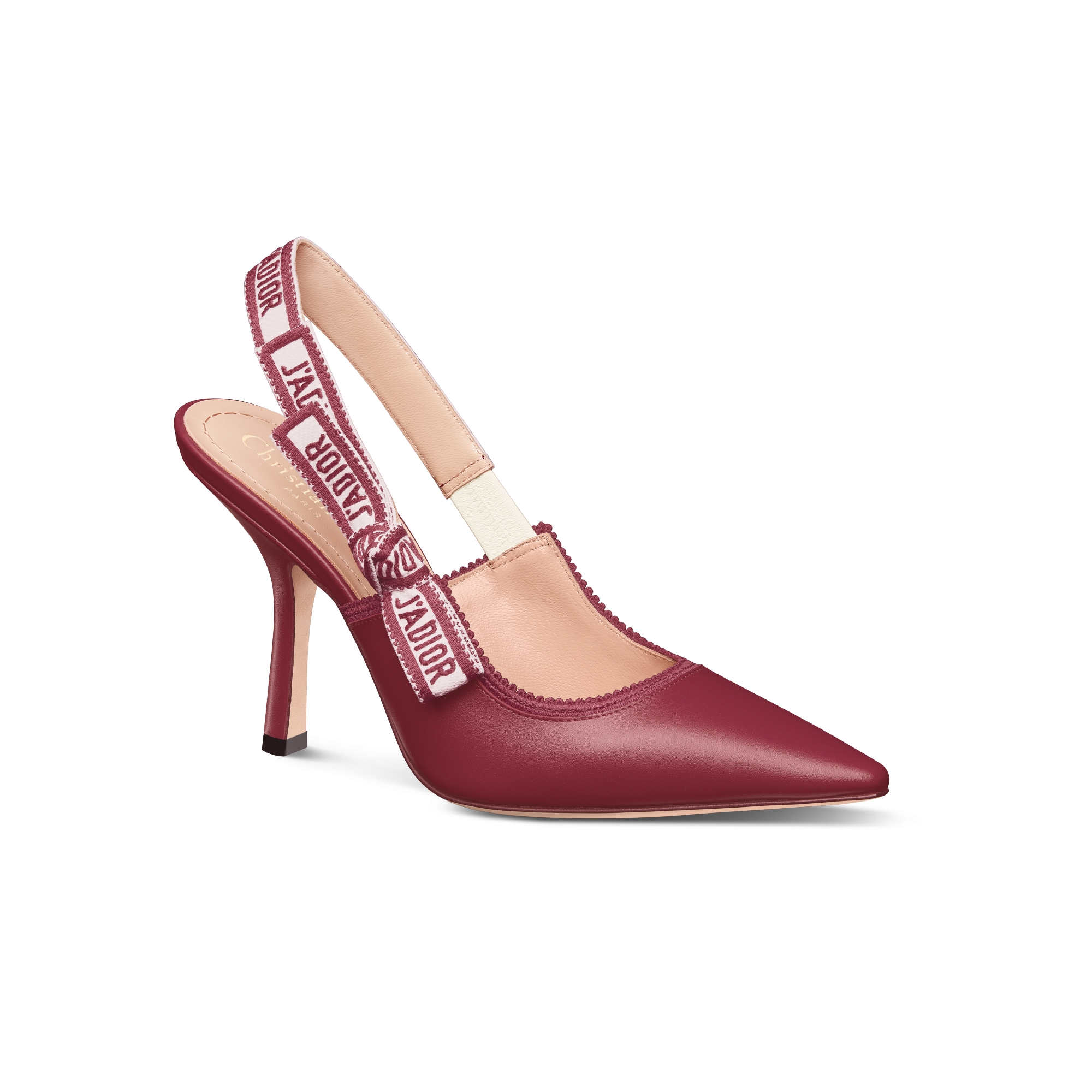 J'Adior Slingback Pump Ruby Red Calfskin | DIOR