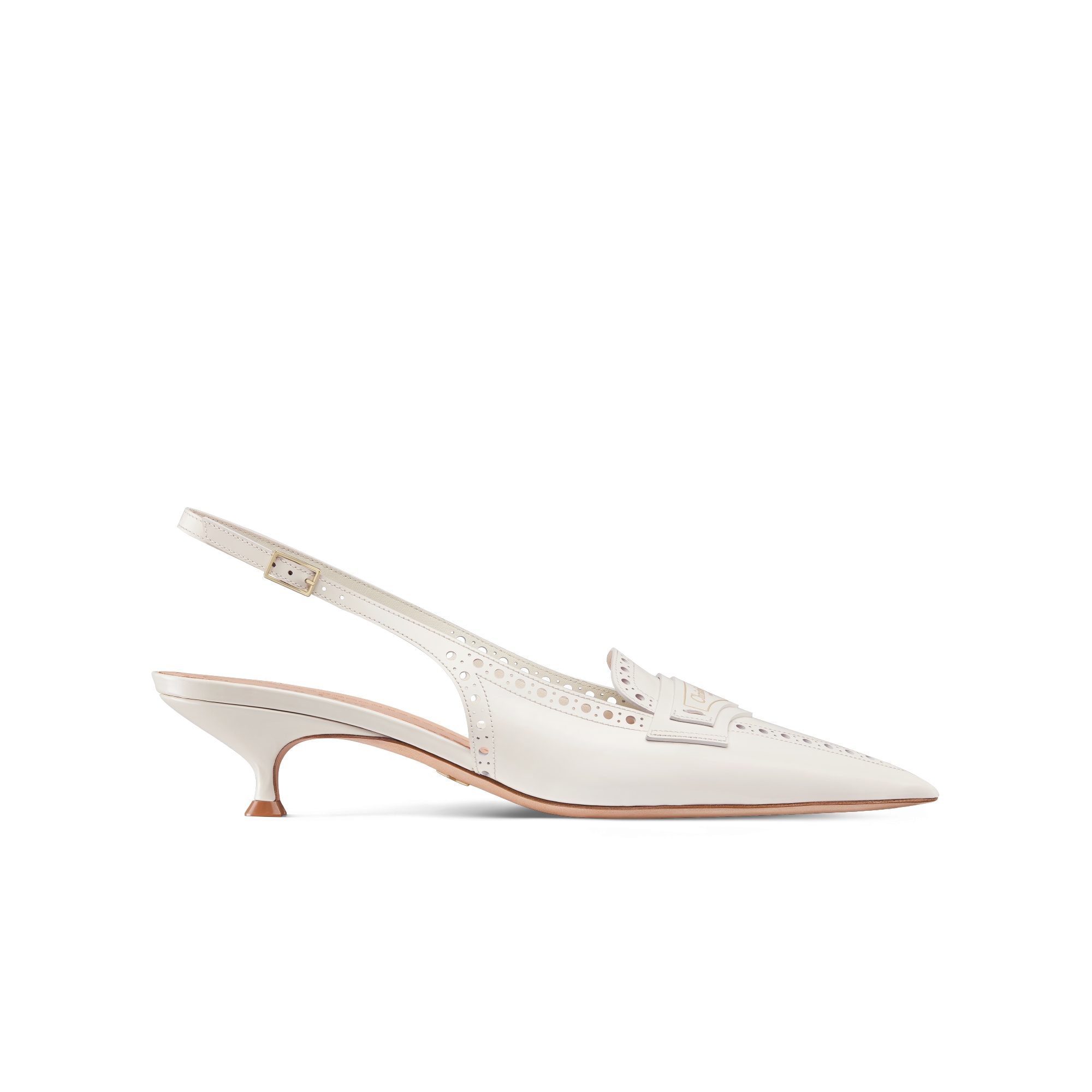 Dior Boy Slingback Pump White Calfskin DIOR