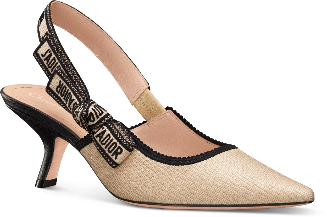 Dior slingback kitten heels sale