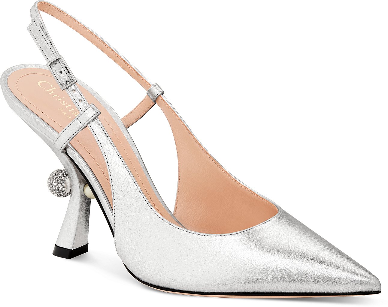 Décolleté slingback Dior Tribales Dior Or aria_threeQuarterClosedView