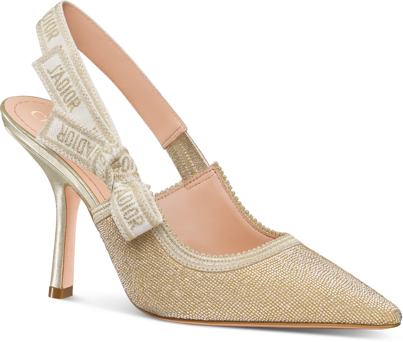 Dior Or J'Adior Slingback Pump Three quarter closed view