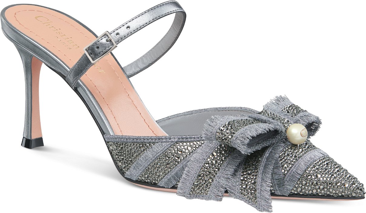 Dior Or Adiorable Heeled Mule Three quarter closed view