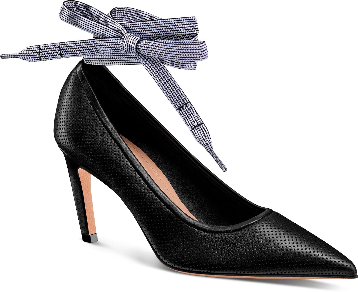 D-Journey Lace-Up Pump Three quarter closed view