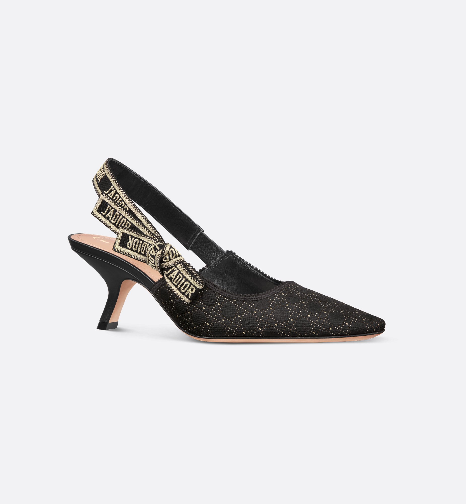 Dior Boy Slingback Pump Black Supple Calfskin | DIOR Dior Boy Slingback Pump Black Supple Calfskin | DIOR