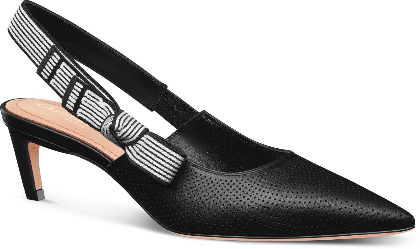 Dior Toujours Slingback Pump Three quarter closed view Three quarter closed view