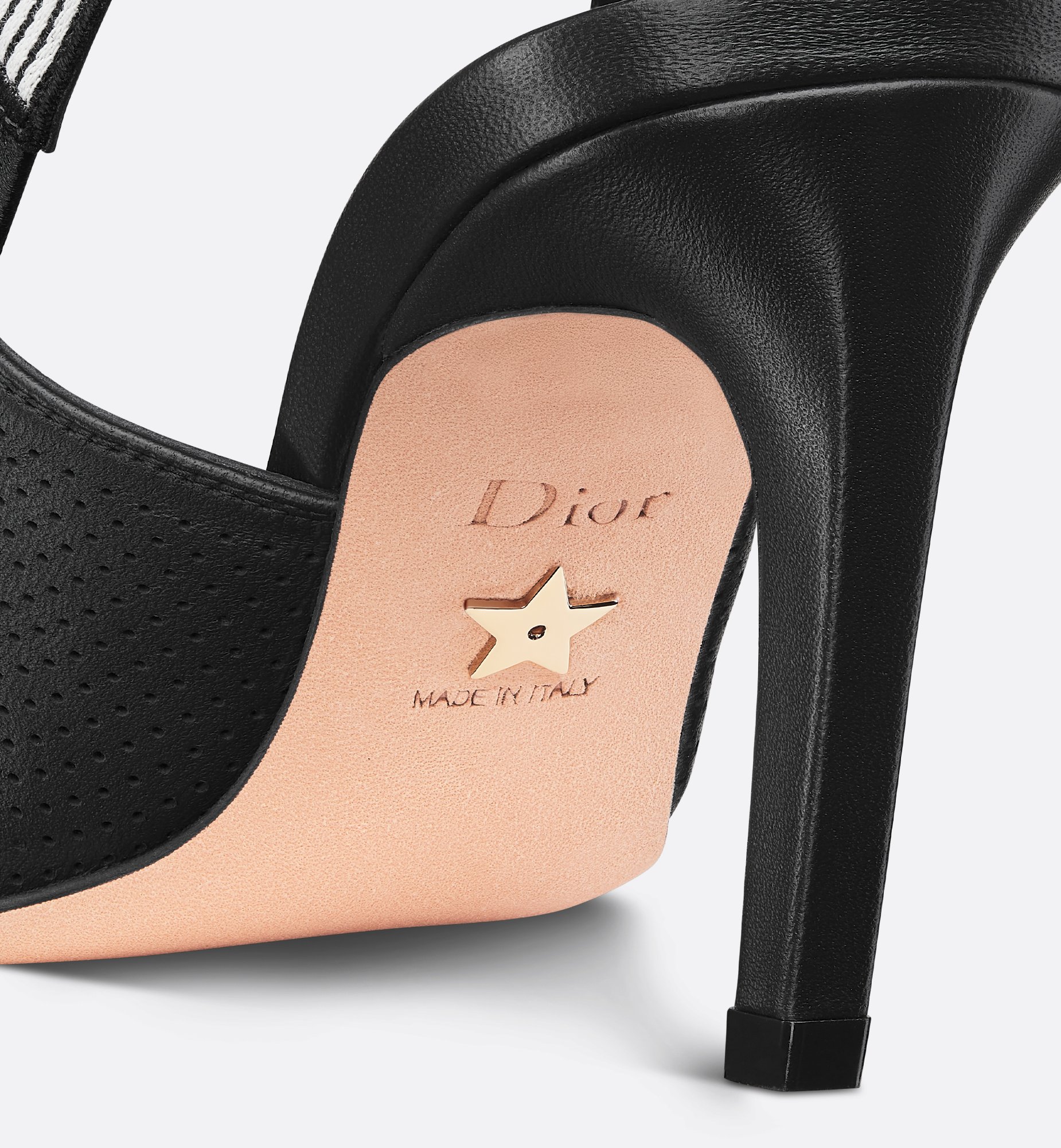 Dior Toujours Slingback Pump Black Perforated Supple Dior Toujours Slingback Pump Black Perforated Supple