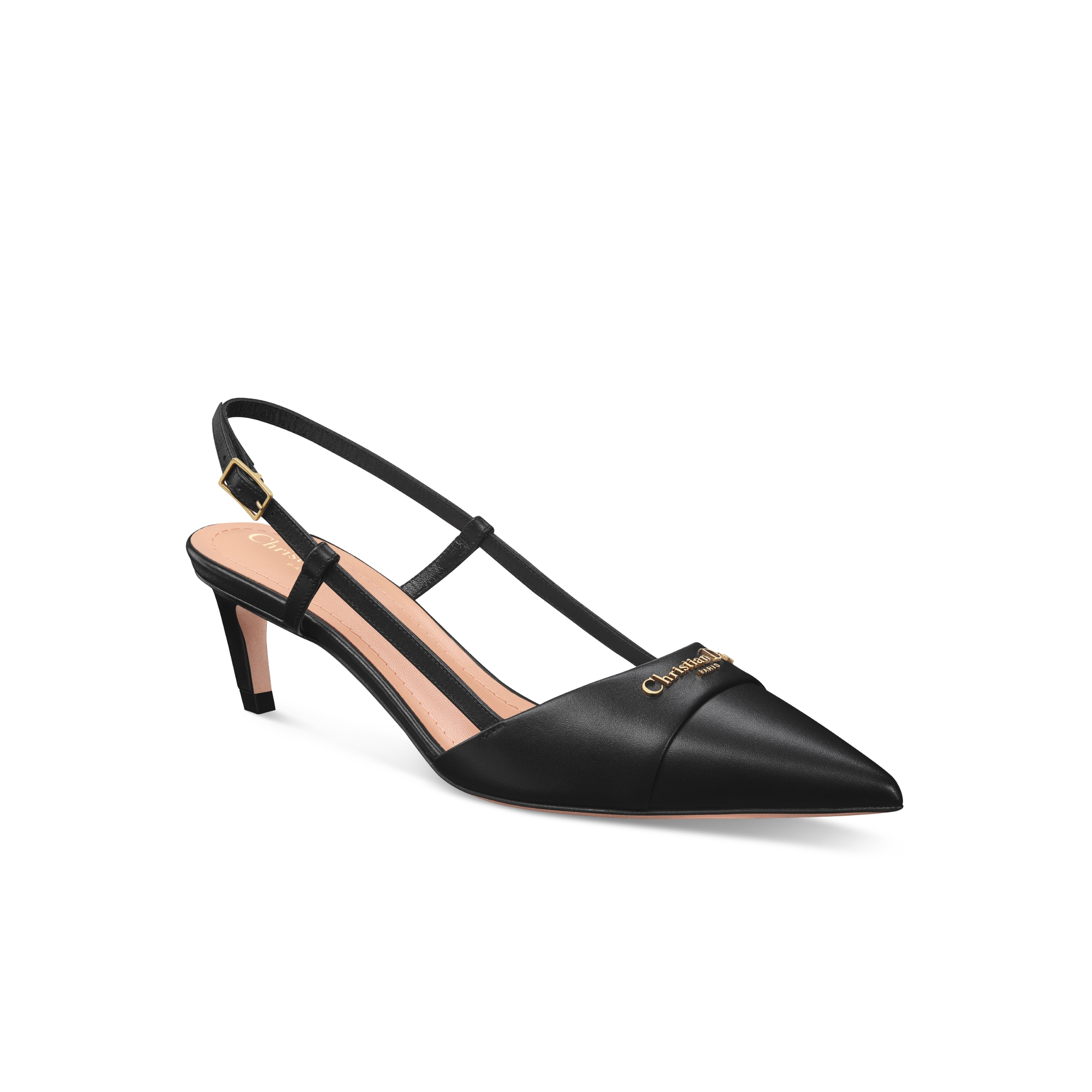 My Dior Slingback Pump Black Supple Calfskin E03