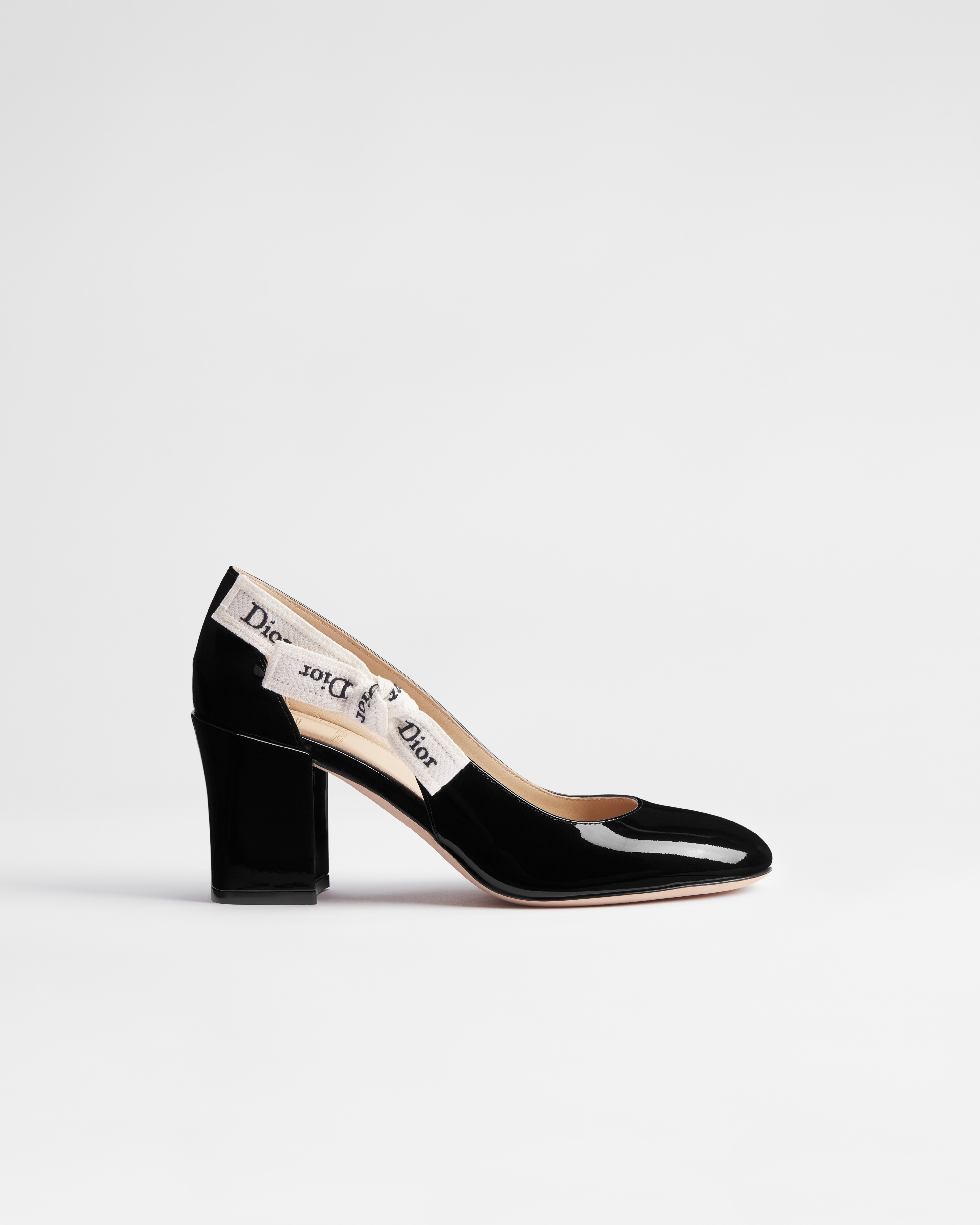 J'Adior Pump Black Patent Calfskin E02