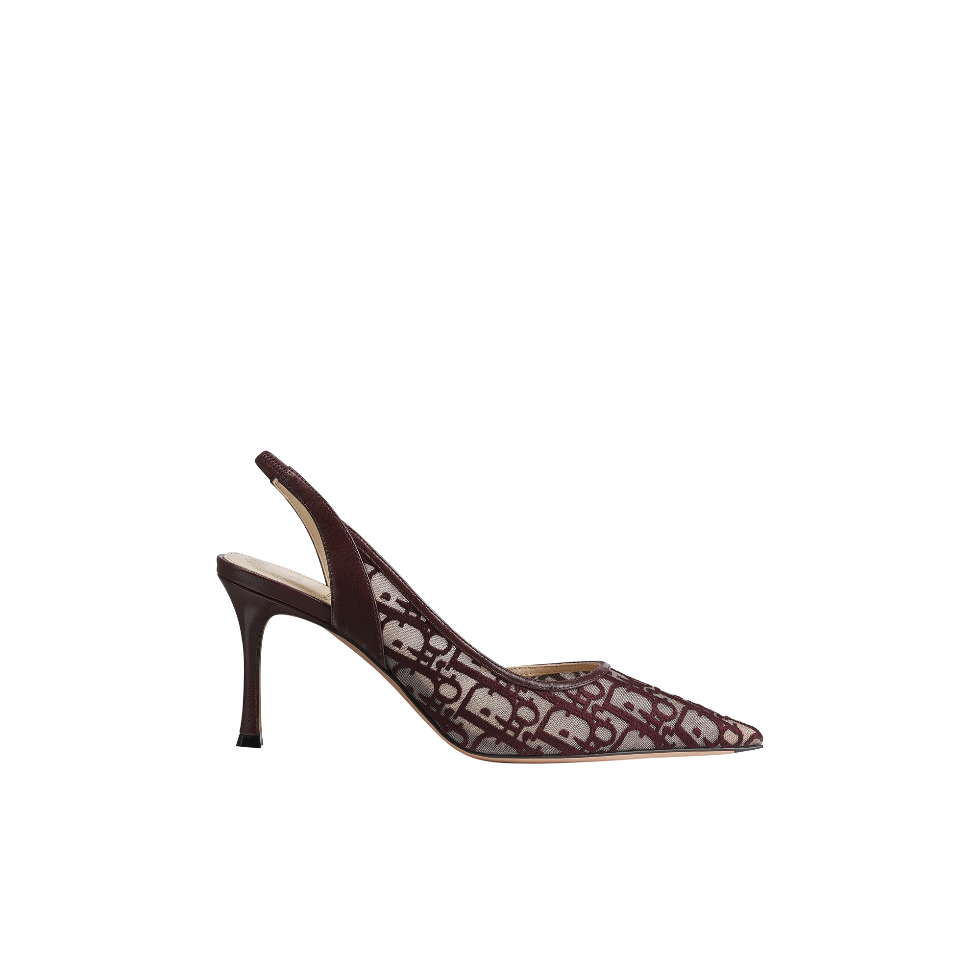  Mesh con ricamo Dior Oblique bordeaux