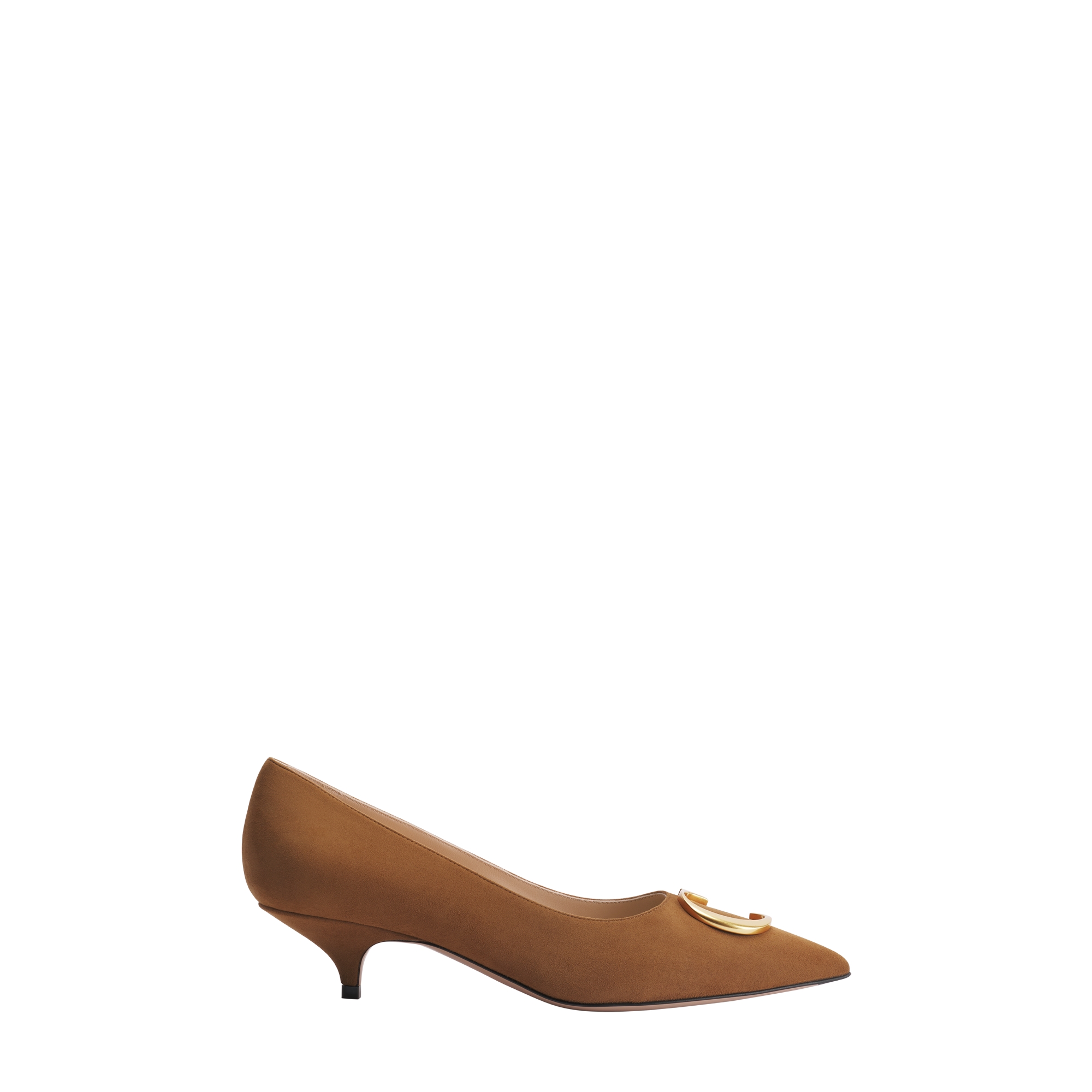 Dior ウイングチップ レザーシューズ　26cm チョコレート Dior Initials Pump Hazelnut Suede Goatskin | DIOR