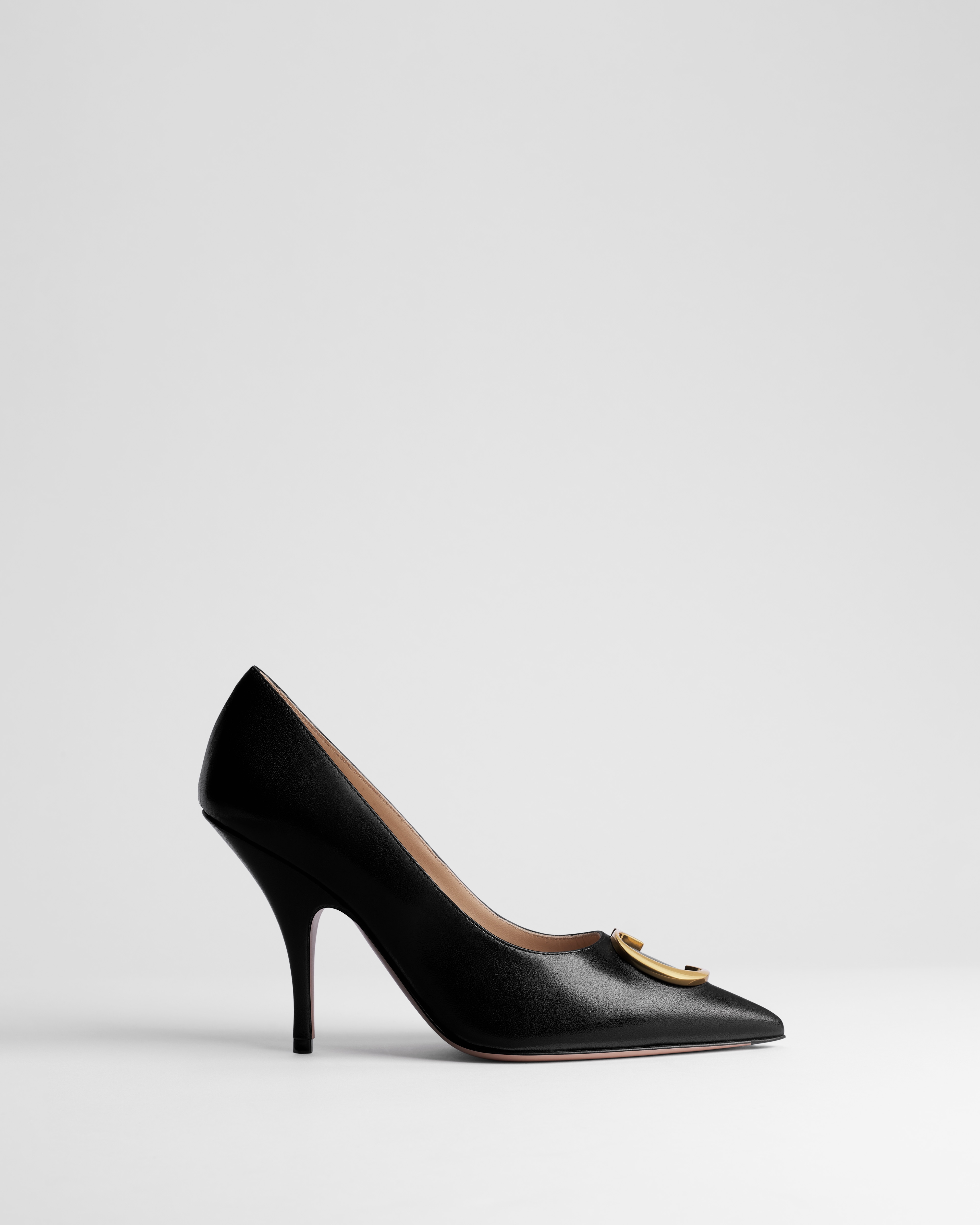 Escarpin Dior Initials Cuir d'agneau noir E02