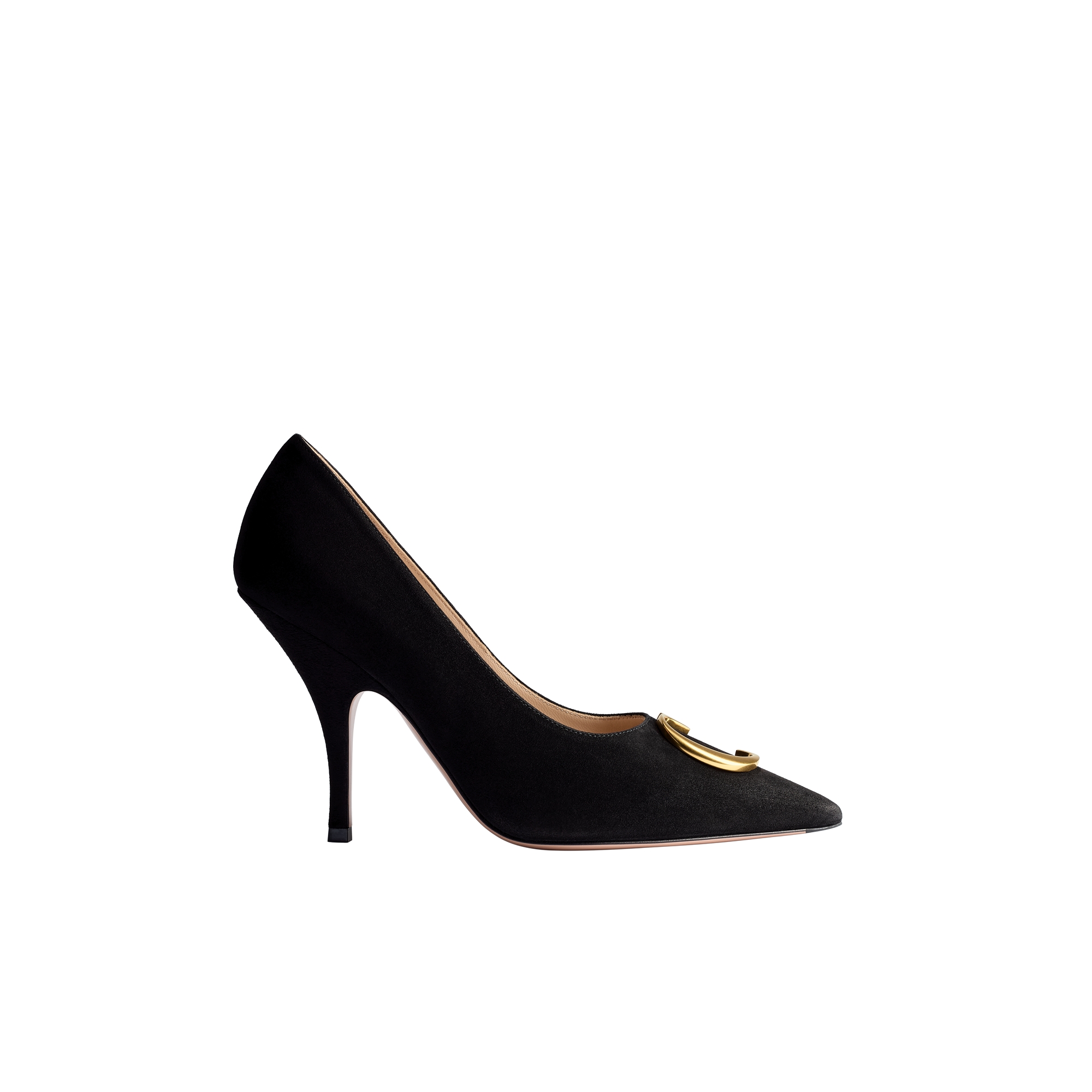 Dior Initials Pump Black Suede Goatskin | DIOR