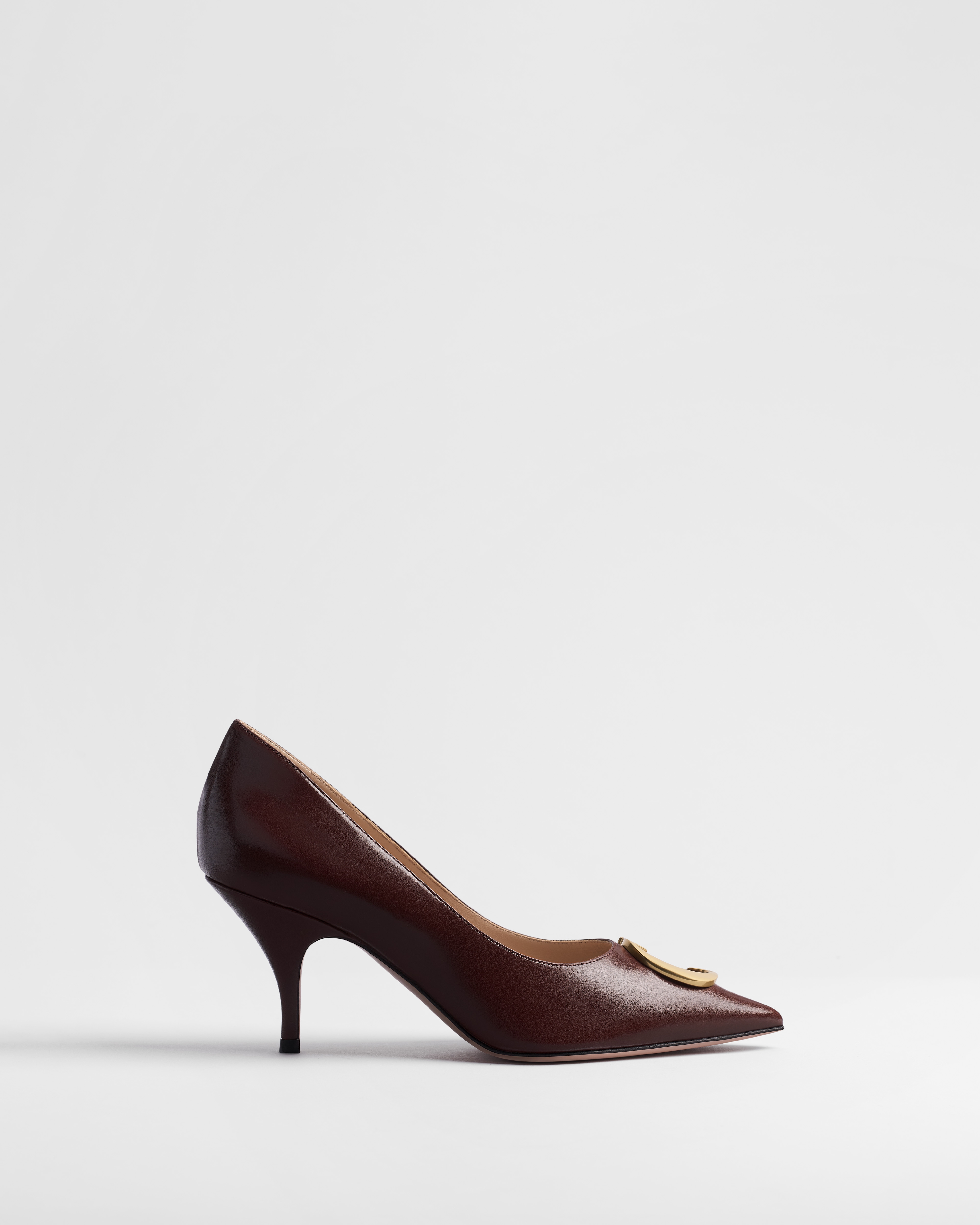 Dior Initials Pump Burgundy Lambskin E02