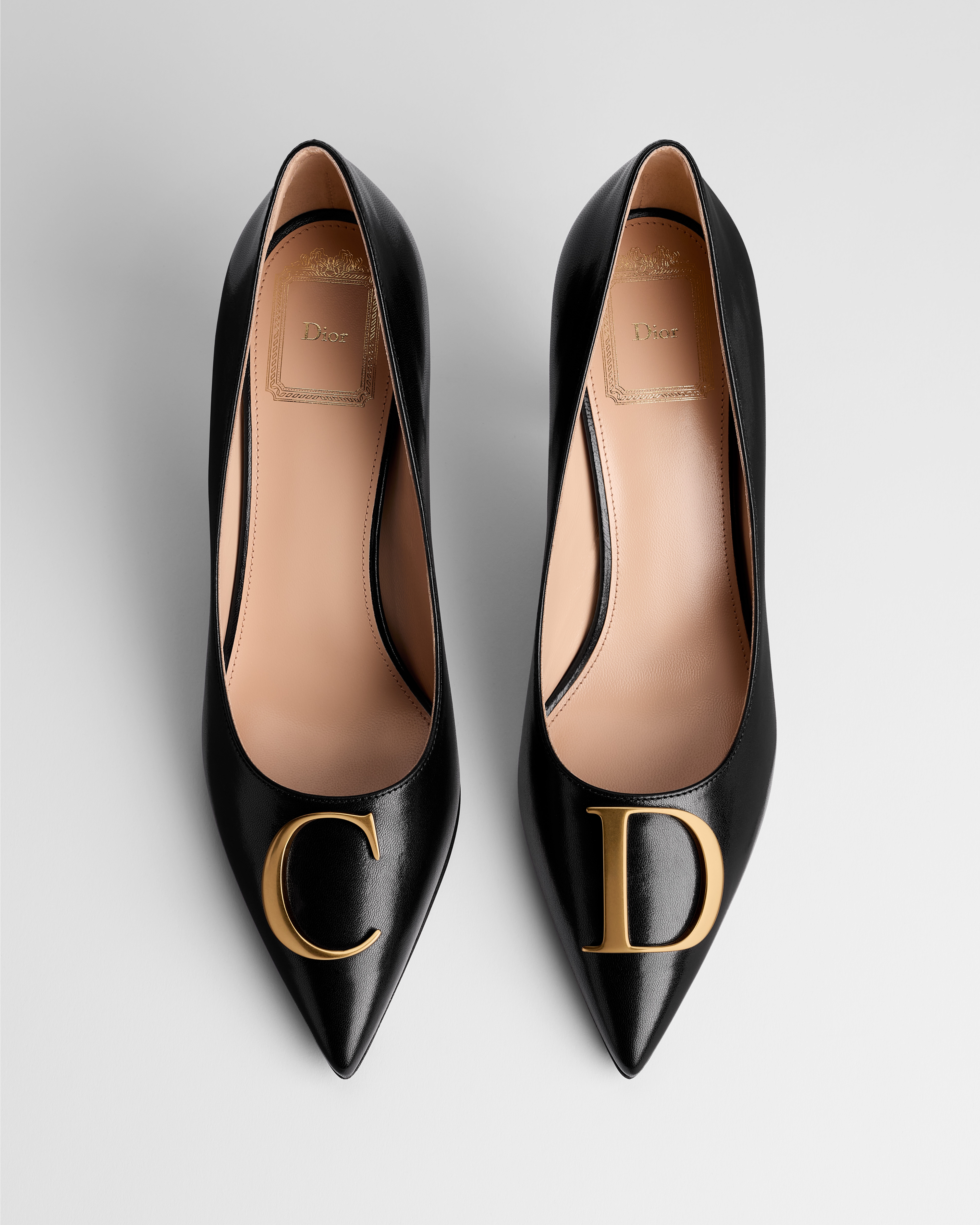 Dior Initials Pump Black Lambskin | DIOR HR