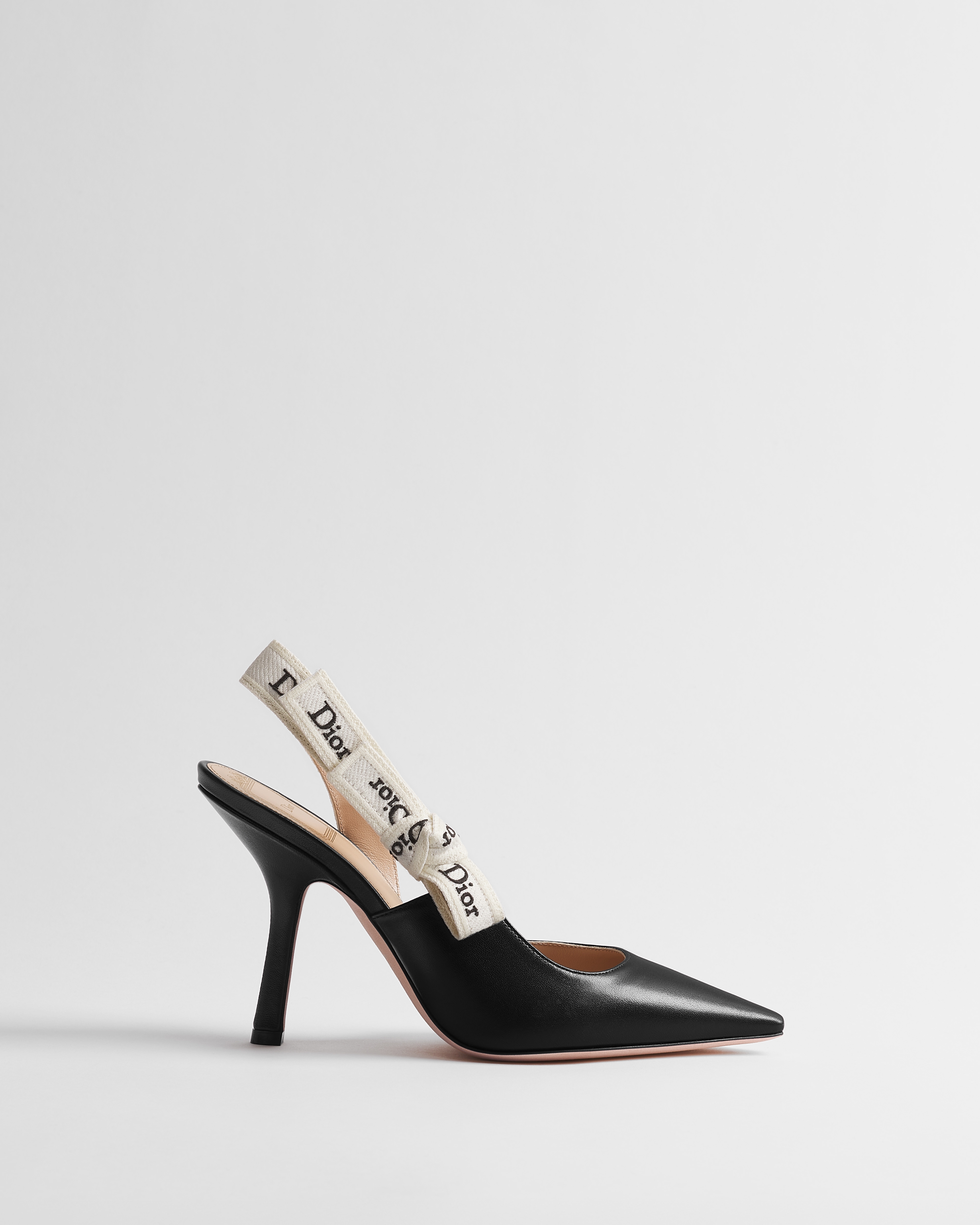 J'Adior Slingback Pump Black Lambskin E02