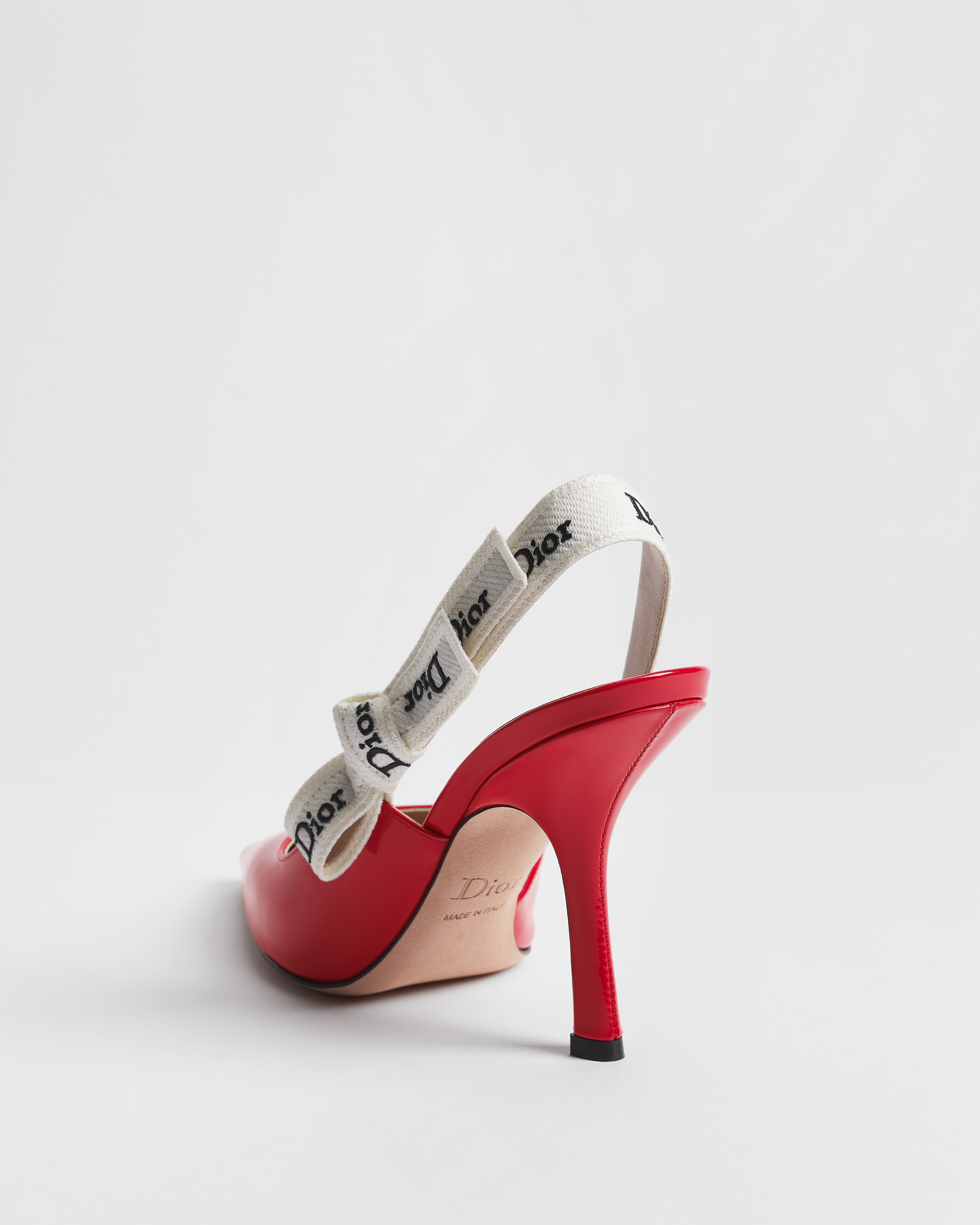 J'Adior Slingback Pump Red Patent Calfskin E05