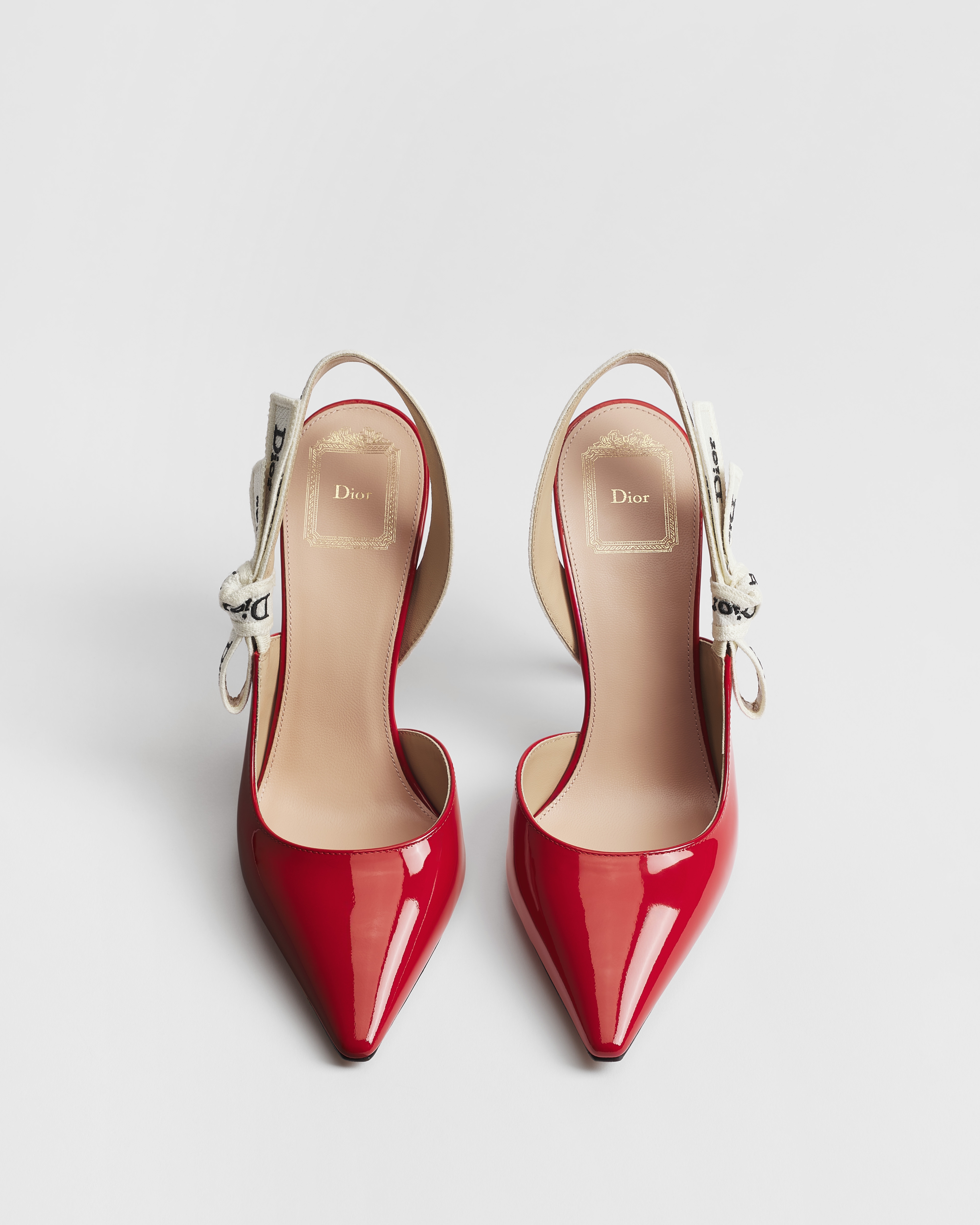 J'Adior Slingback Pump Red Patent Calfskin E06
