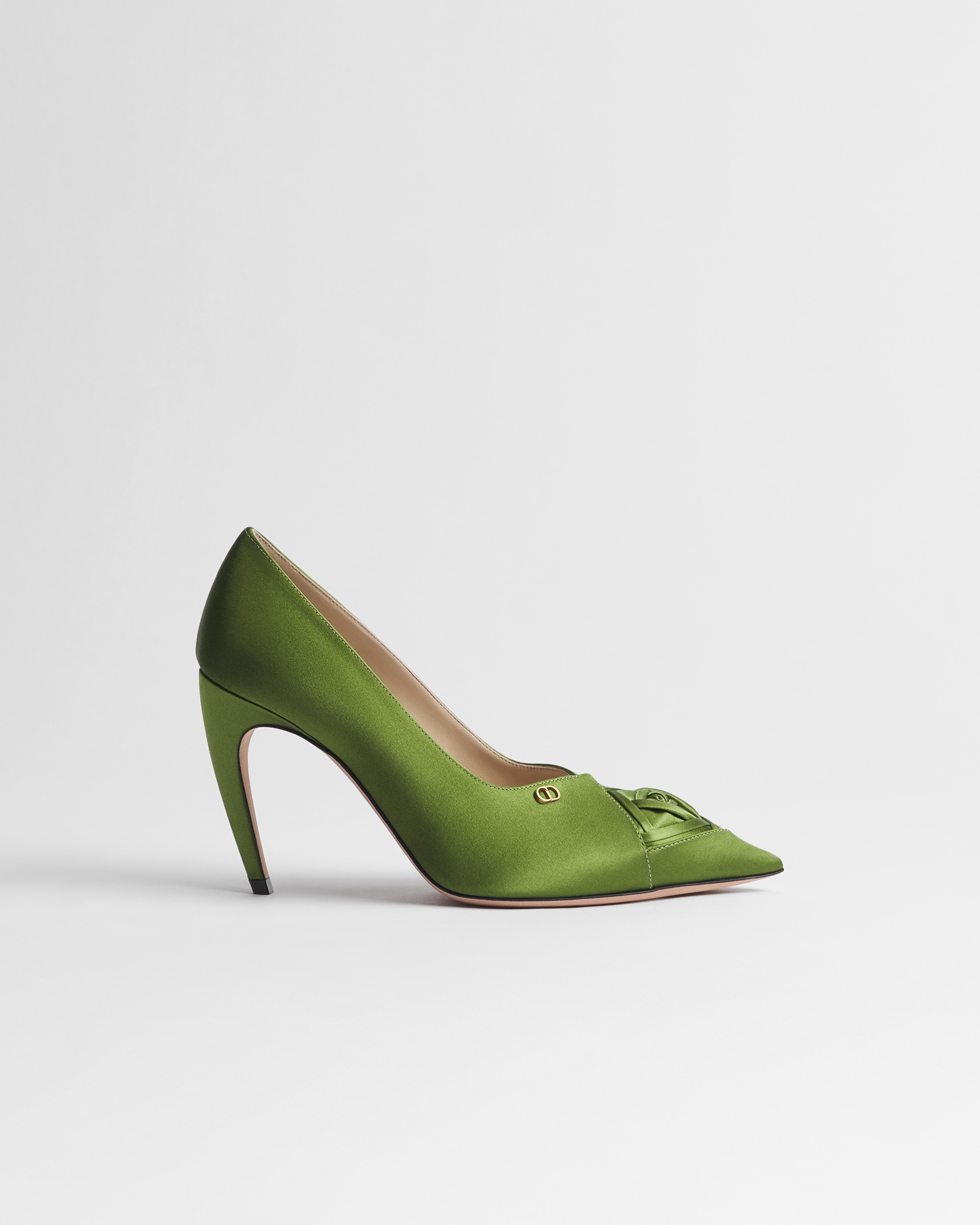 Décolleté Dior Rose Raso verde Aspen E02
