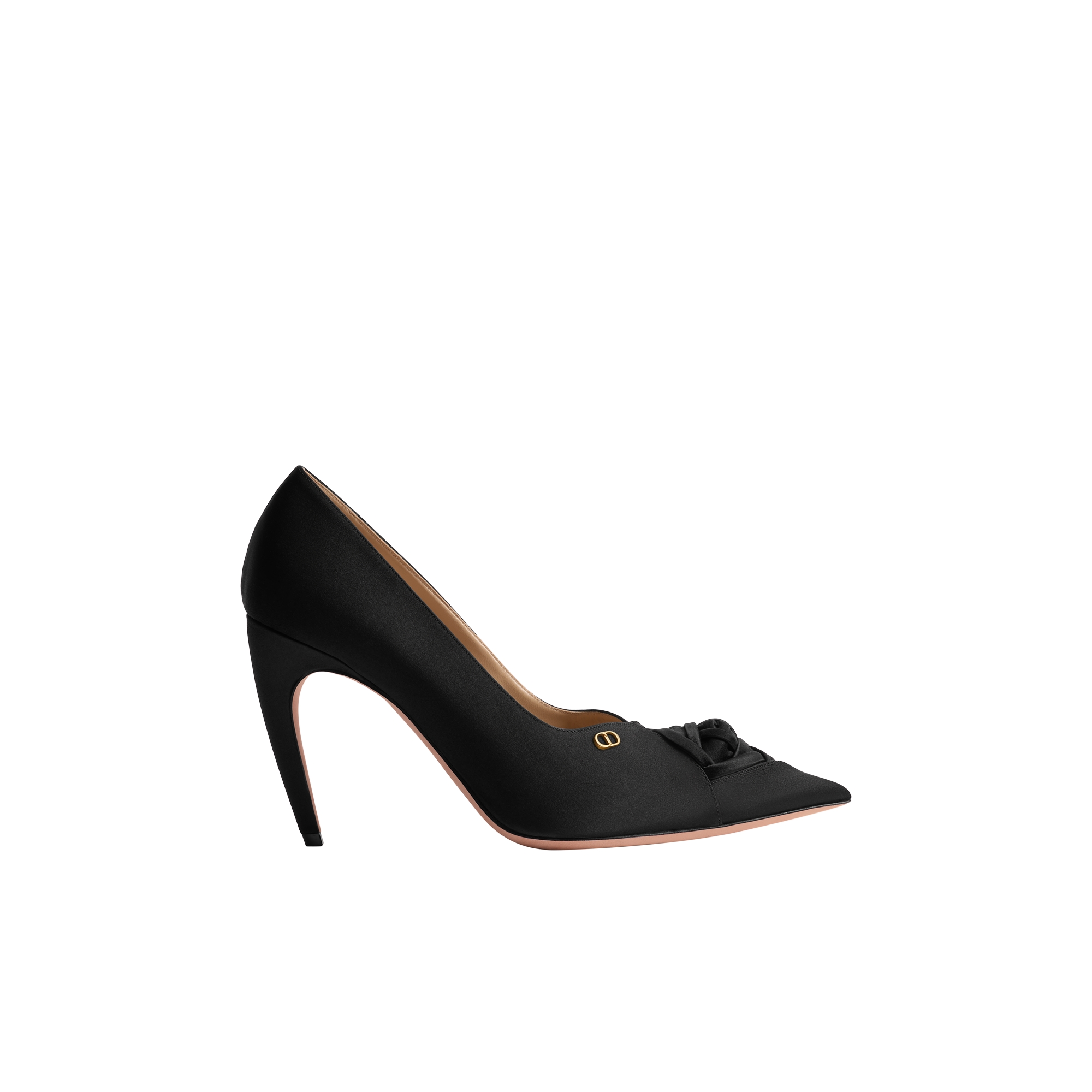  Satin in Schwarz