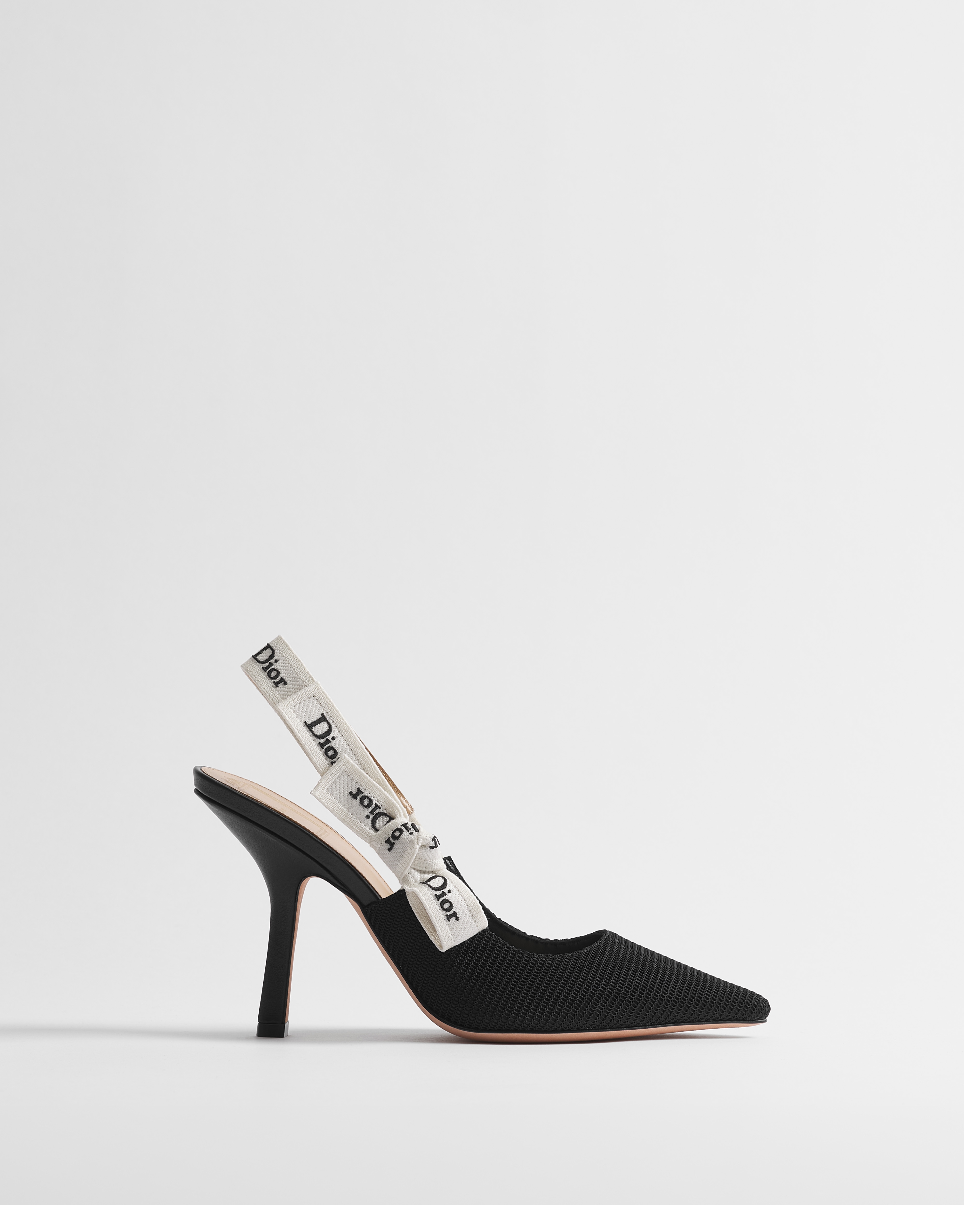 Décolleté slingback J'Adior Tessuto tecnico nero E02