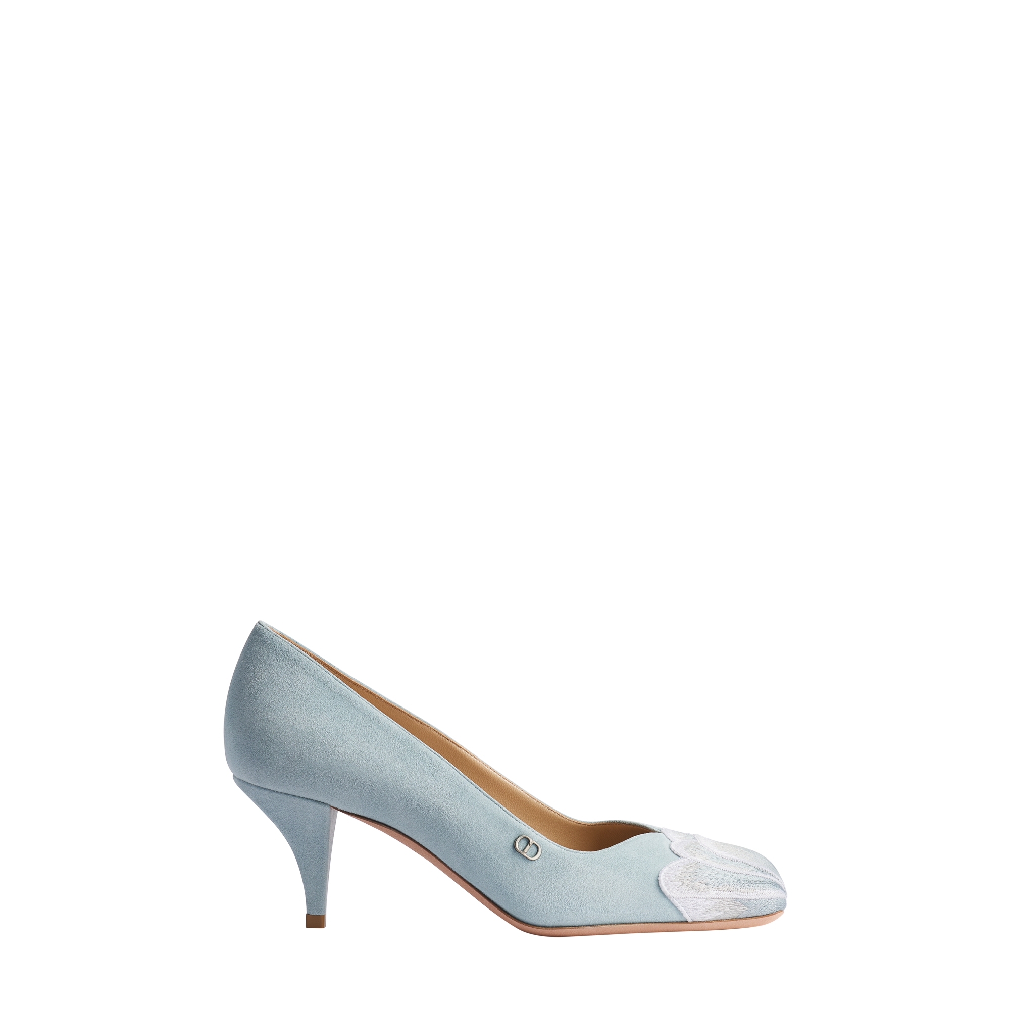  Light Blue Suede Goatskin