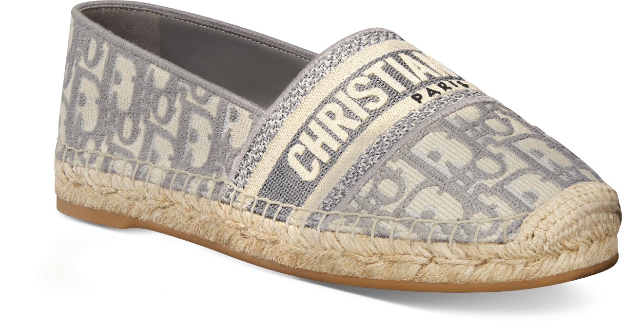 Dior Granville Espadrille Three quarter closed view Three quarter closed view
