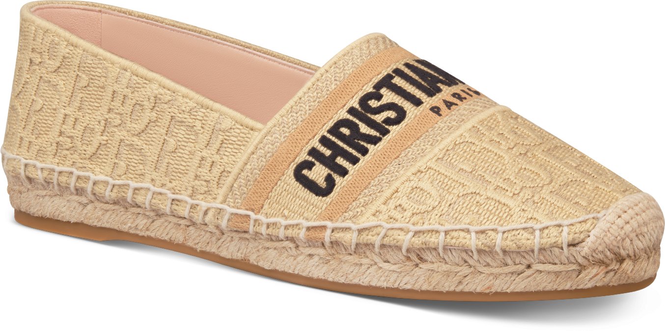 Dior Granville Espadrille Three quarter closed view Three quarter closed view