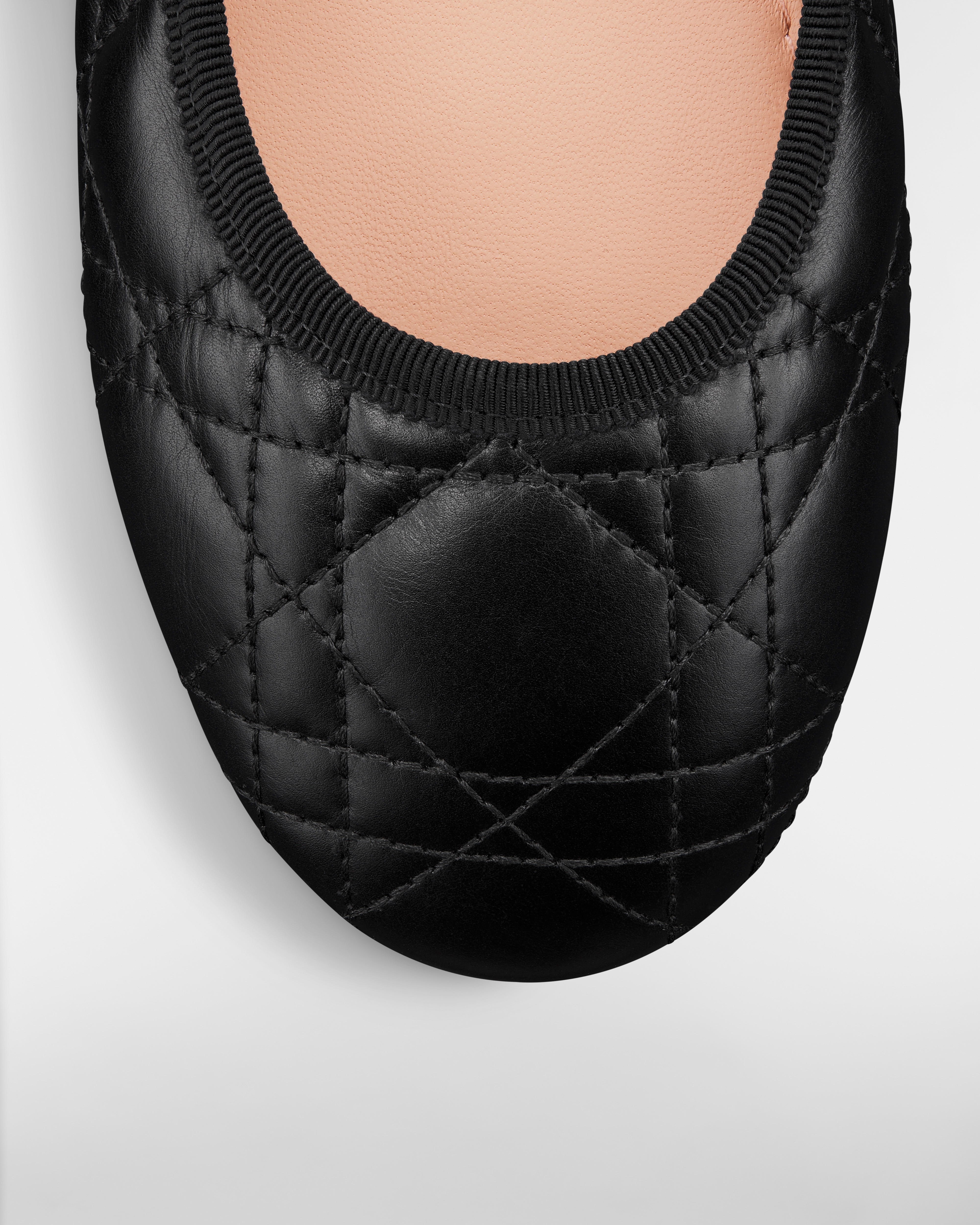 Dior バレリーナ カナージュ キルティング カーフスキン E09