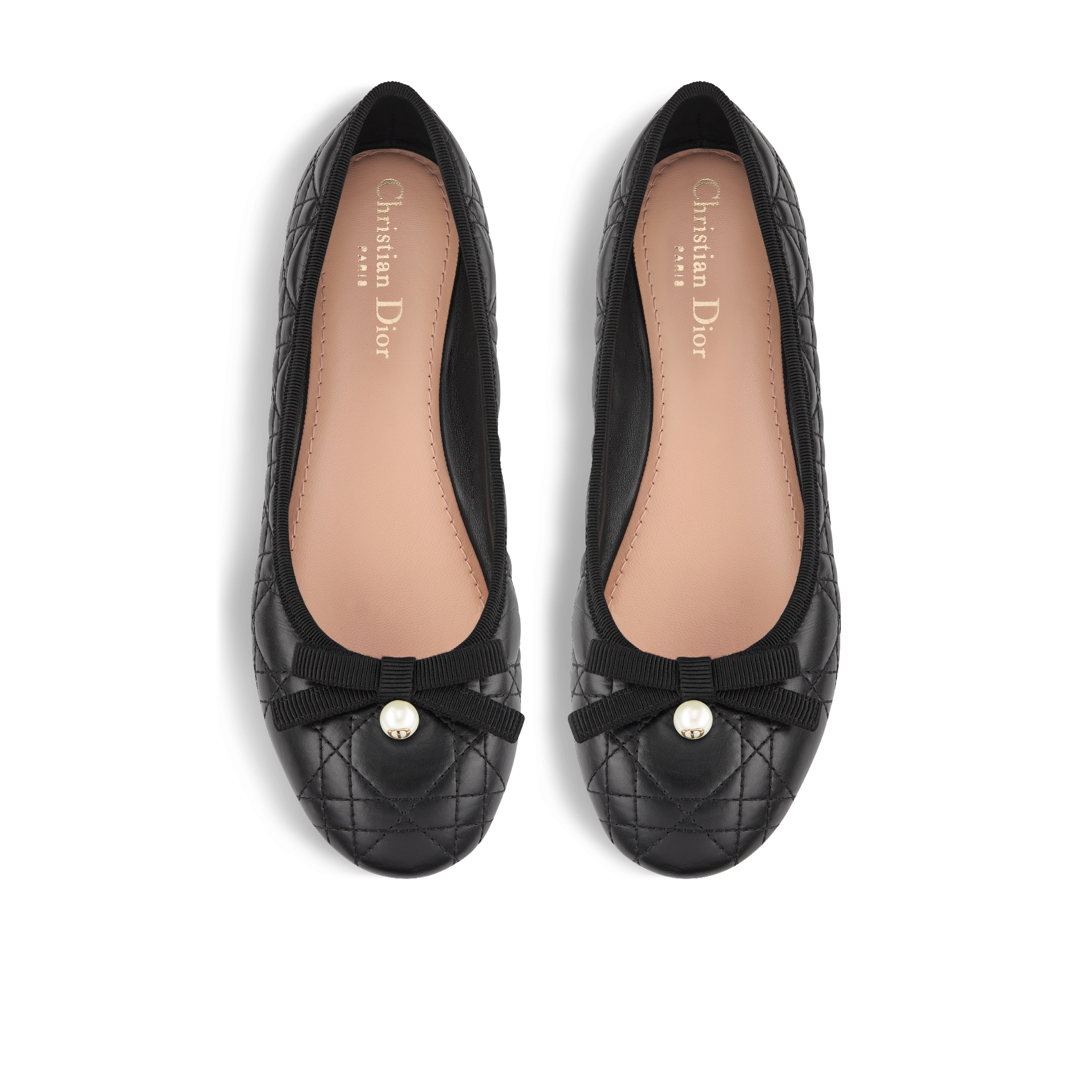 Dior バレリーナ カナージュ キルティング カーフスキン E06