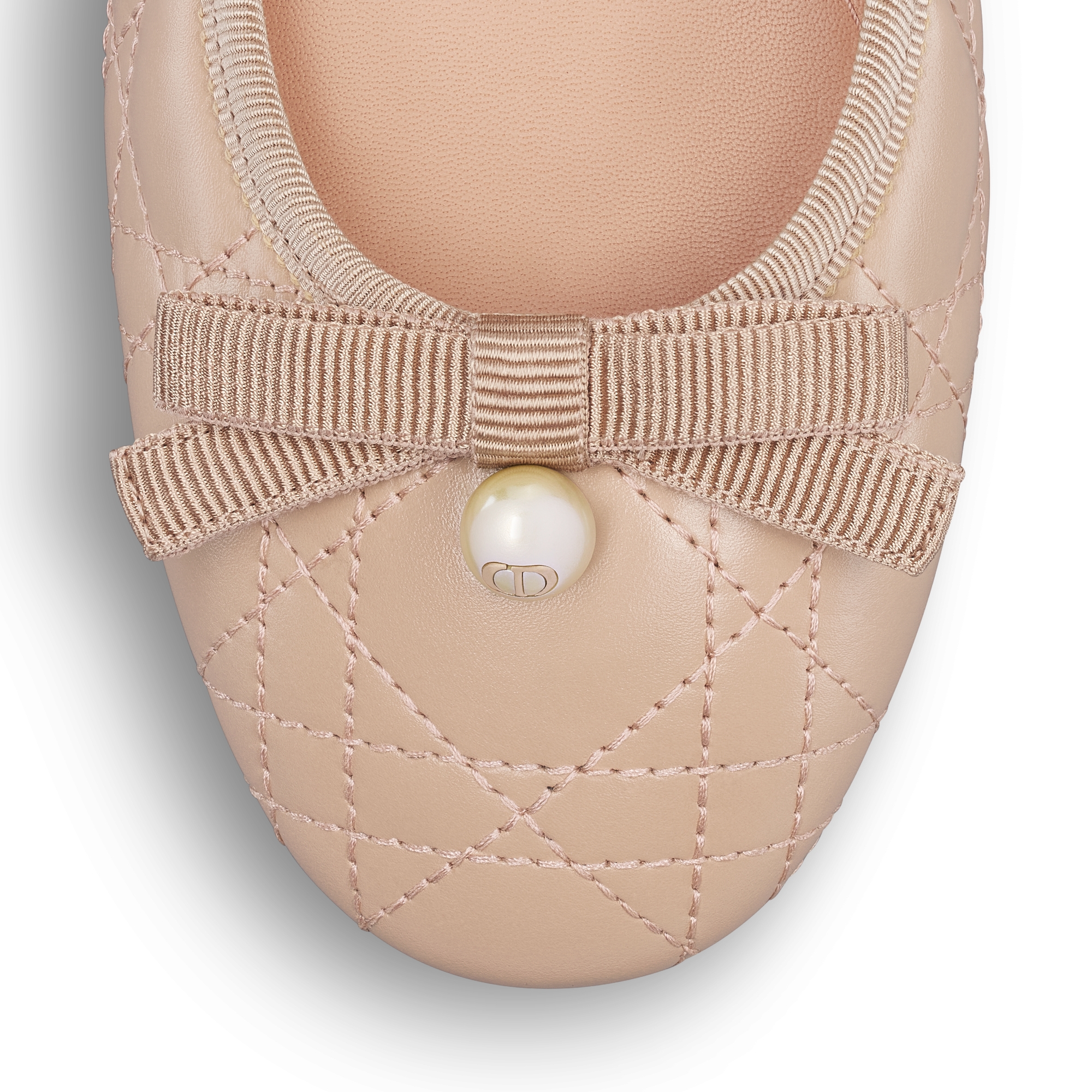 ★現行・美品★ディオール　バレエフラット　カナージュ　キルティング　カーフ　35 即納！DIOR バレエフラット カナージュキルティングカーフスキン